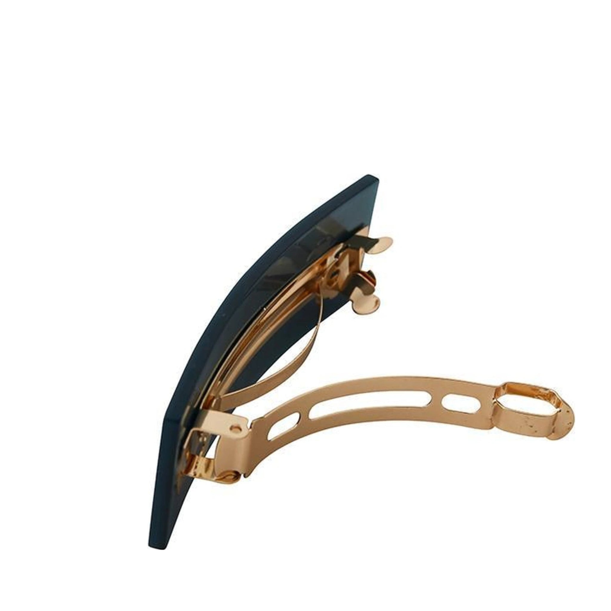 Design Letters Iconic Hair Clip, Hop, Blue