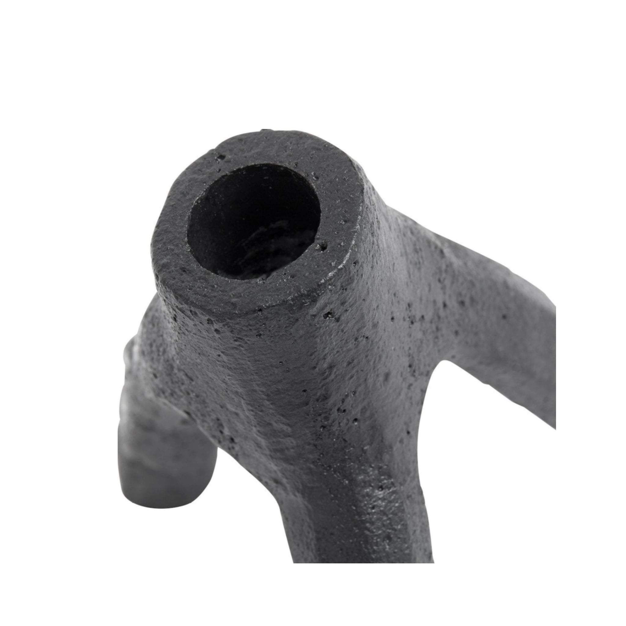 Muubs Aion Candle Holder Black, 13cm