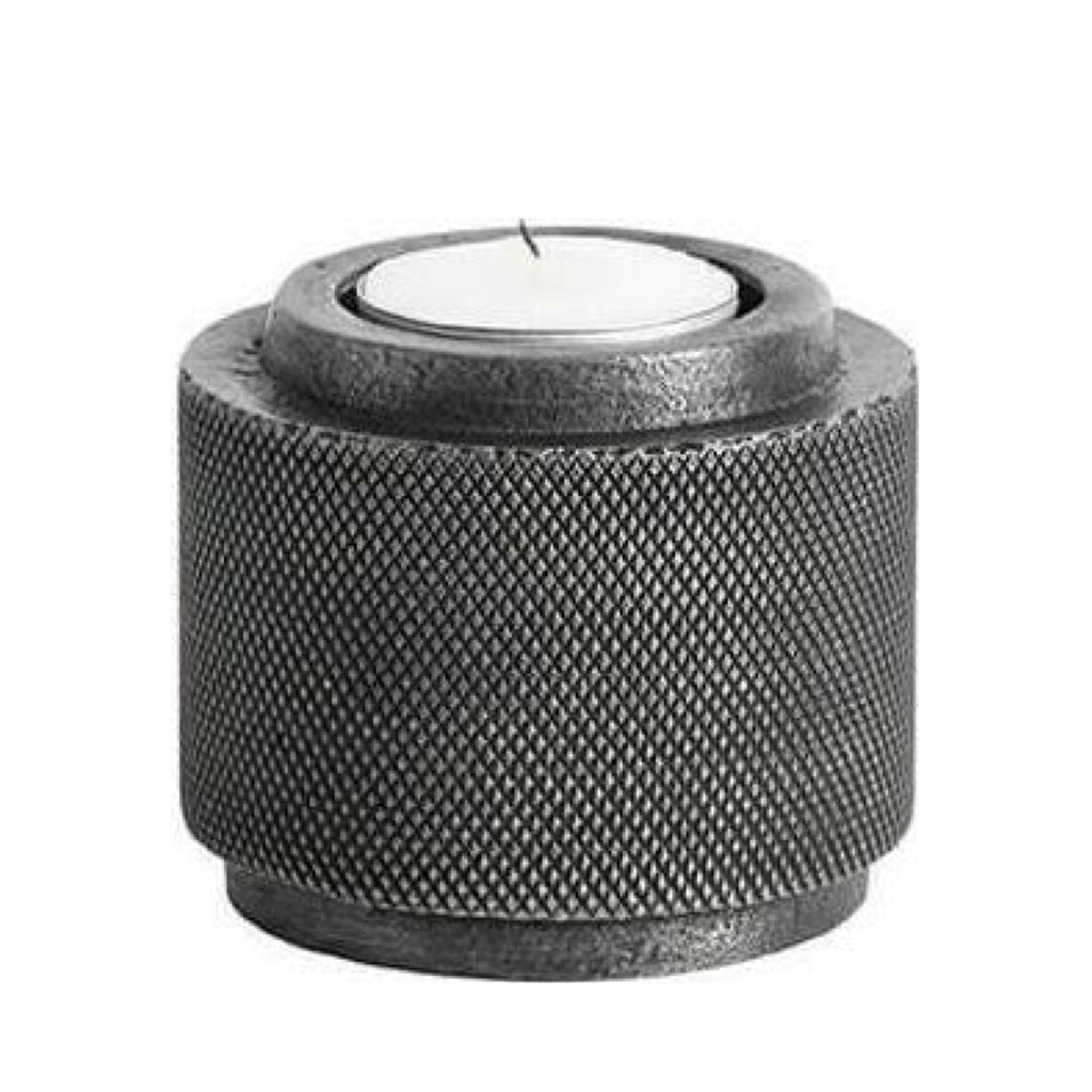 Muubs Moment Tealight Holder Black, ø7,5cm