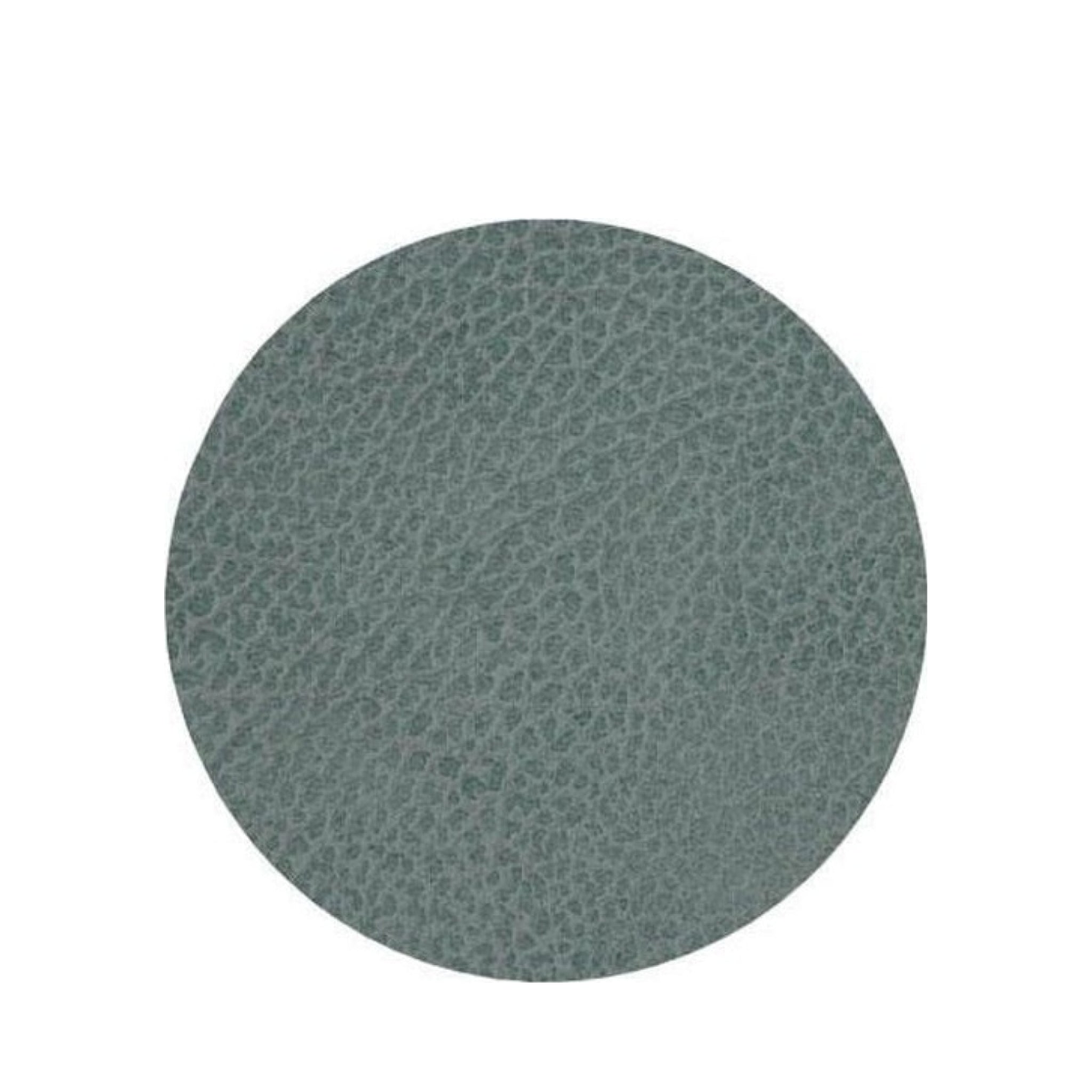 Lind DNA Circle Glass Coaster Hippo Leather, Pastel Green