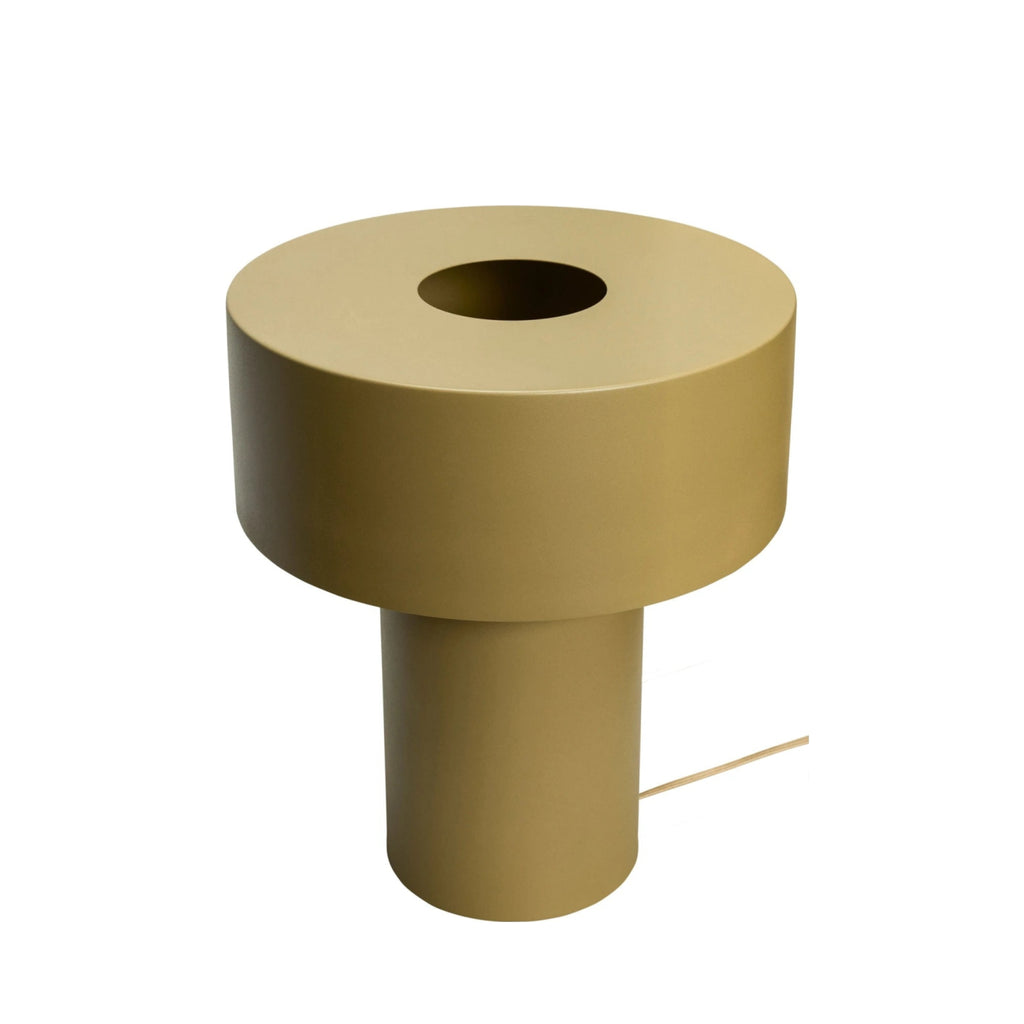 Hübsch Aki Khaki Table Lamp - Stylish Powder-Coated Metal Design