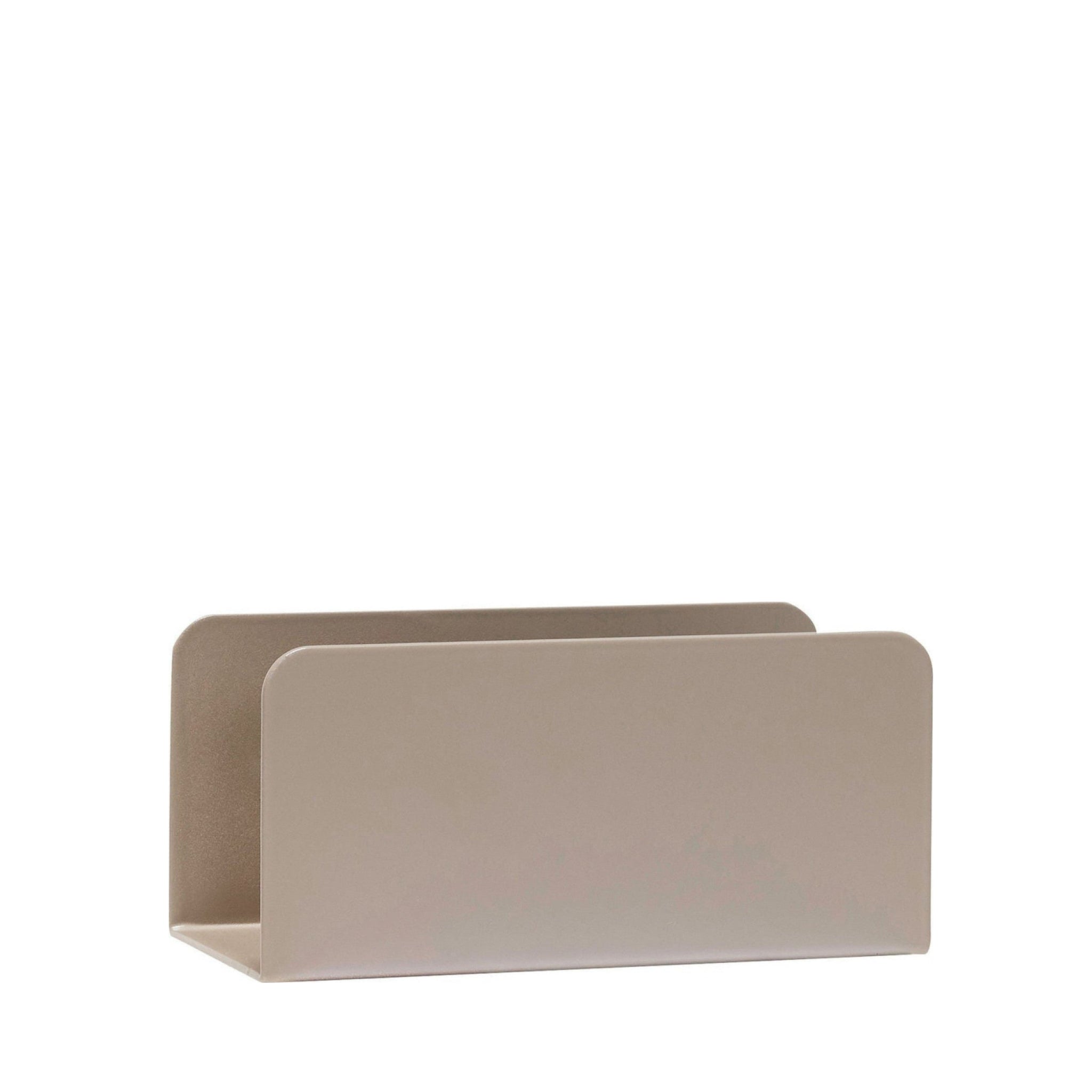 Stylish Hübsch Clutch Magazine Holder in Sand - Practical Home Decor Solution