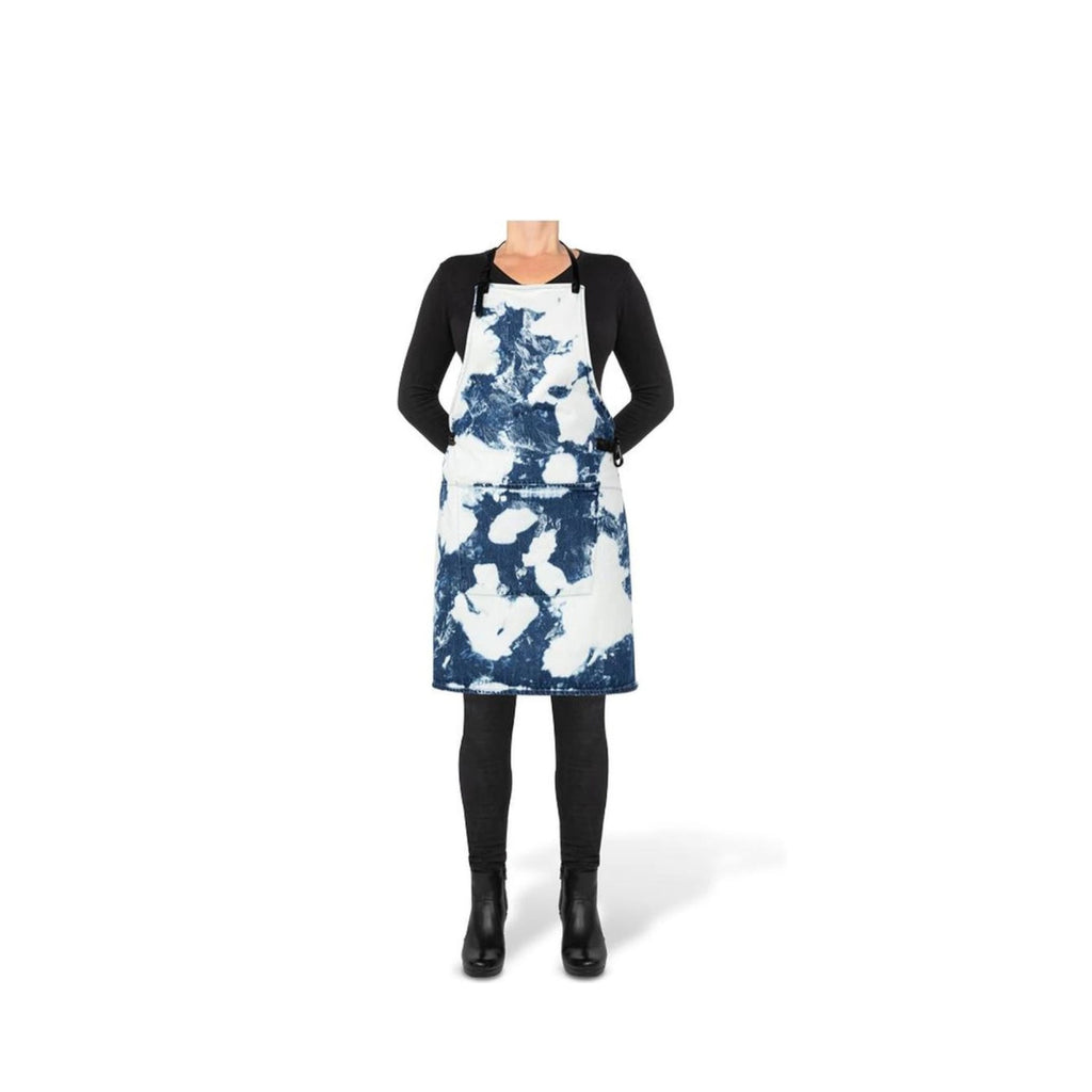 Dutchdeluxes apron in BBQ style, blue stained