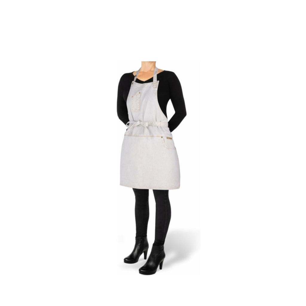 Dutchdeluxes Five Pocket Apron Slim Fit, Goldish White