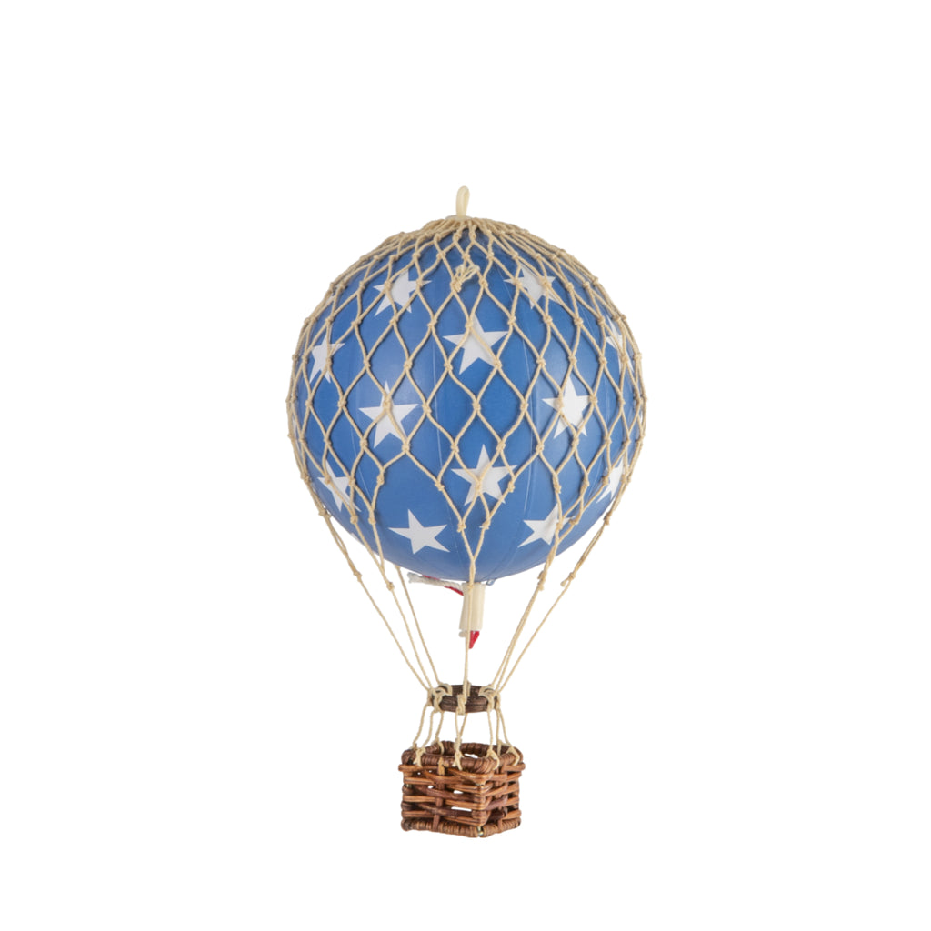 Authentic Models Floating The Skies Balloon Model, Blue Stars, Ø 8.5 Cm
