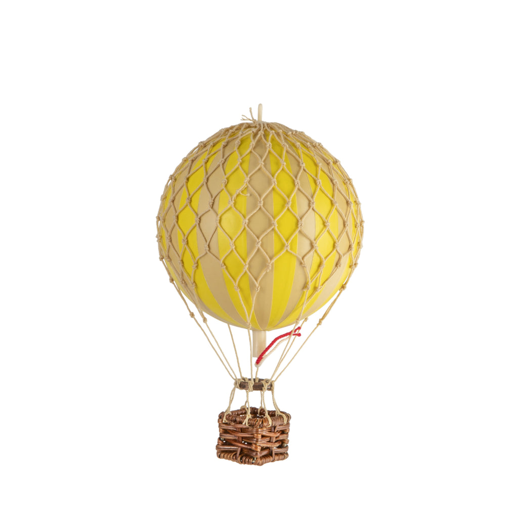 Authentic Models Floating The Skies Balloon Model, True Yellow, Ø 8.5 Cm