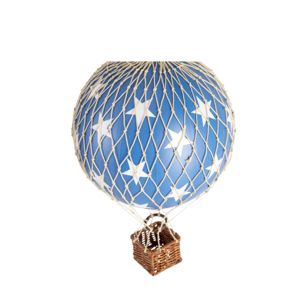 Authentic Models Travels Light Balloon Model, Blue Stars, Ø 18 Cm