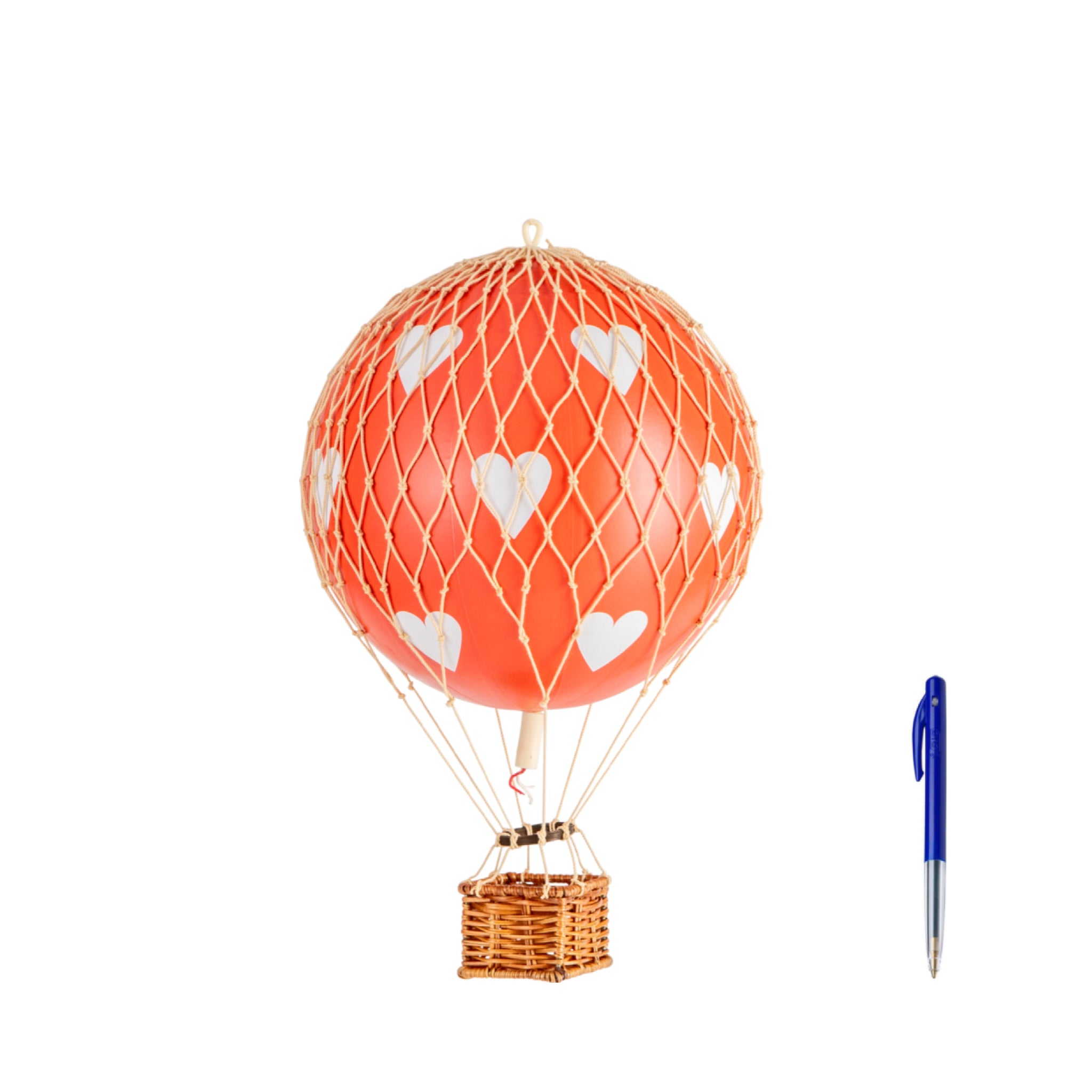Authentic Models Travels Light Balloon Model, Red Hearts, Ø 18 Cm