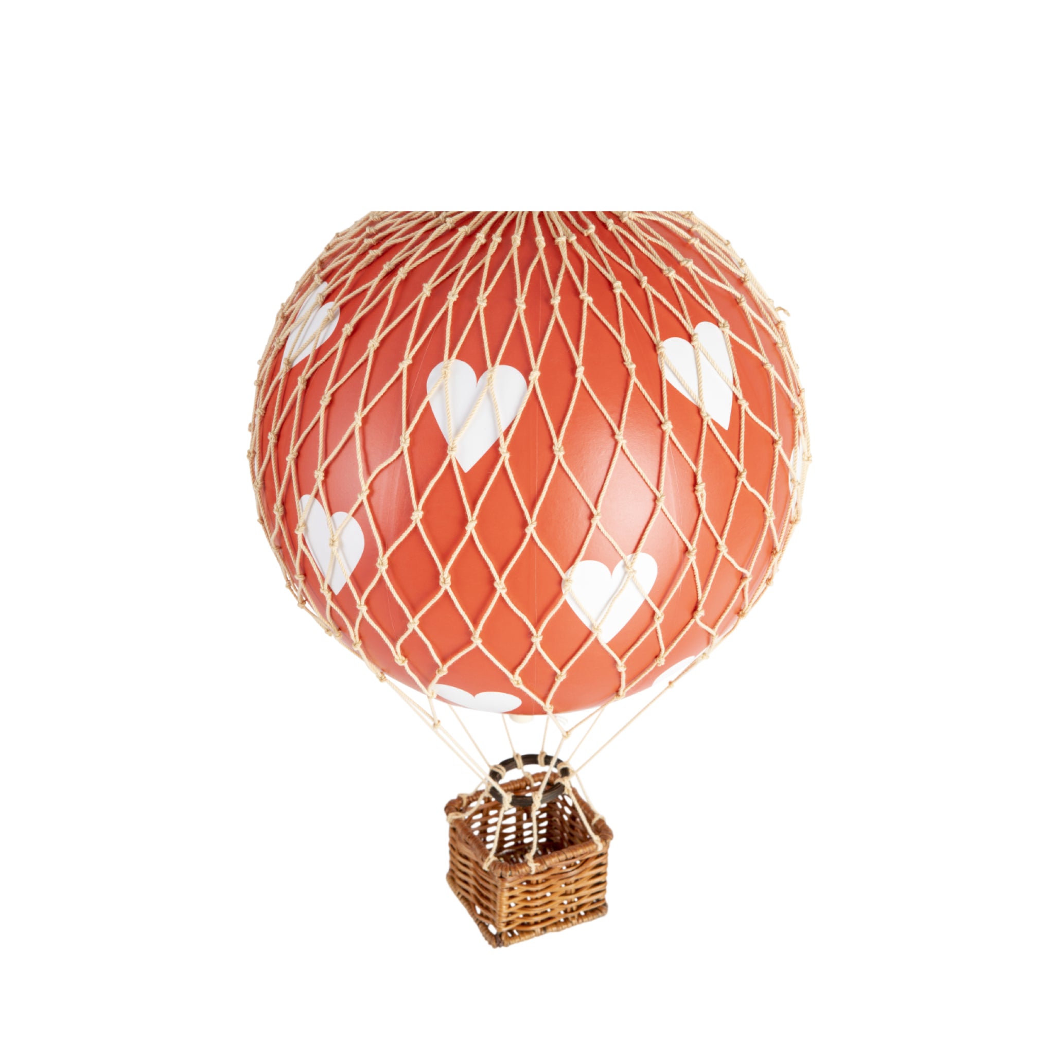 Authentic Models Travels Light Balloon Model, Red Hearts, Ø 18 Cm