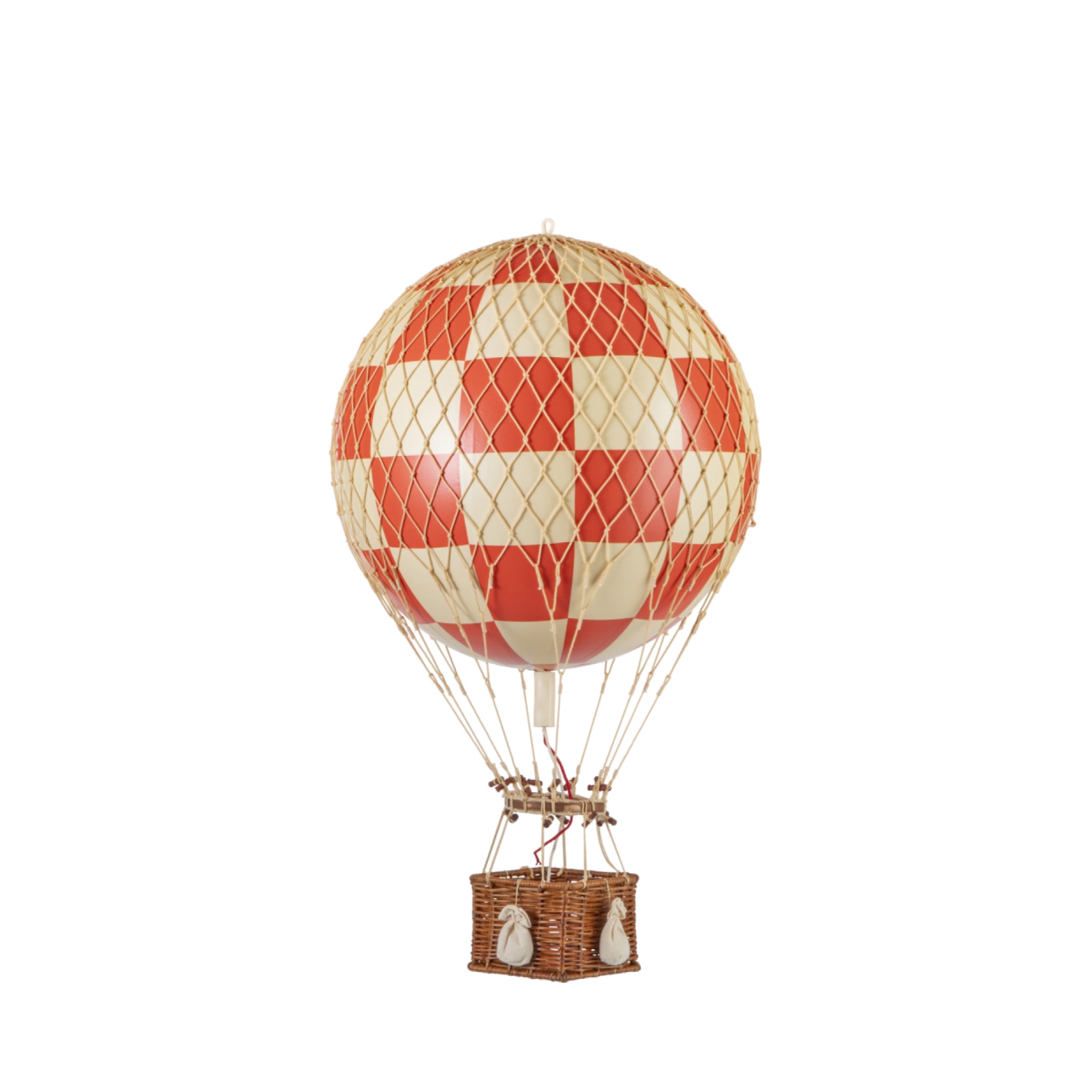 Authentic Models Royal Aero Balloon Model, Check Red, Ø 32 Cm