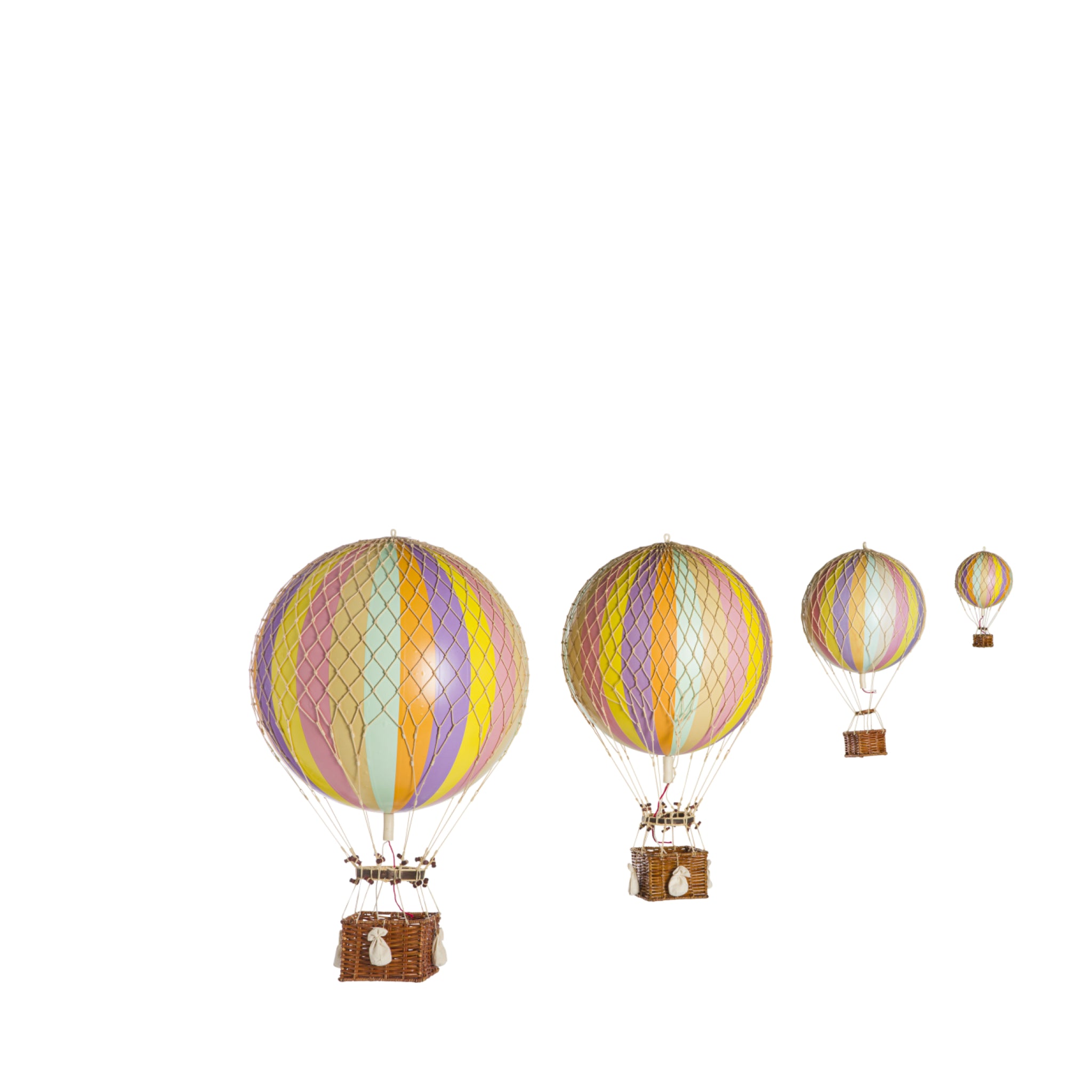 Authentic Models Jules Verne Balloon Model, Rainbow Pastel, Ø 42 Cm