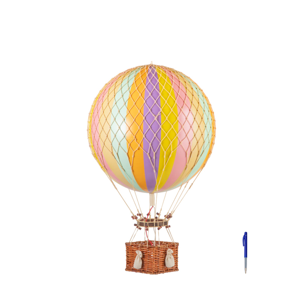 Authentic Models Jules Verne Balloon Model, Rainbow Pastel, Ø 42 Cm