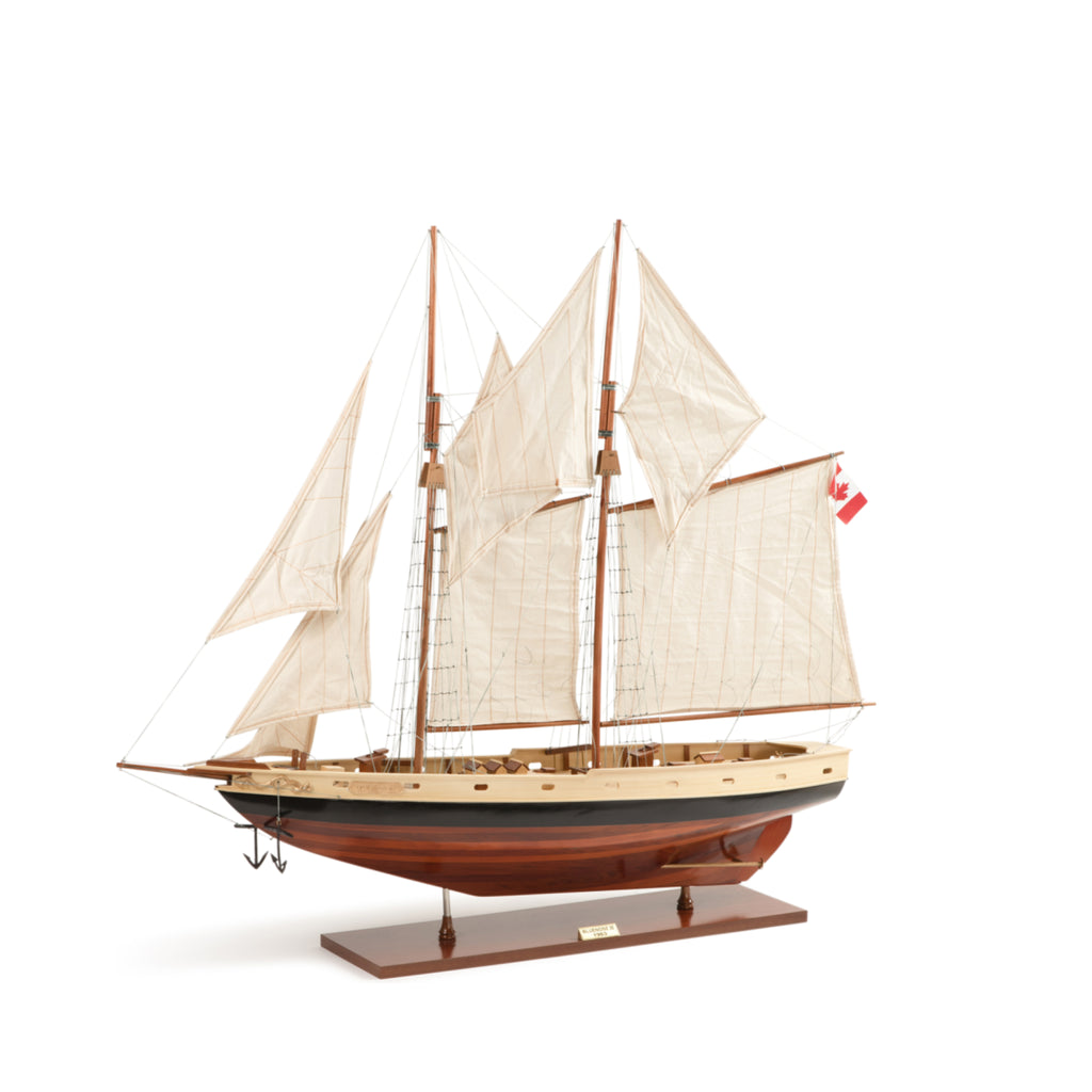 Authentic Models Bluenose Ii Painted Sailing Ship Model