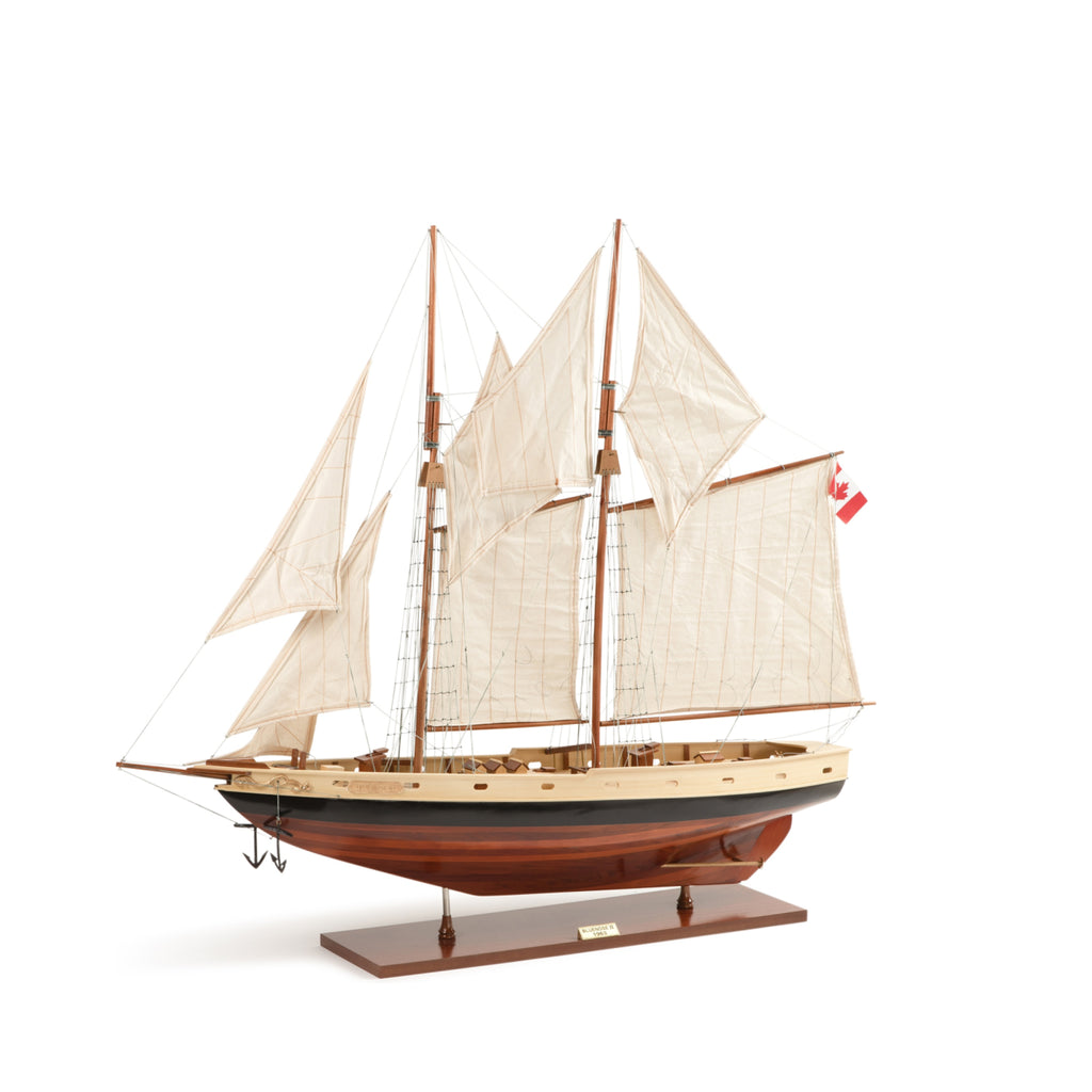 Authentic Models Bluenose Ii Painted Sailing Ship Model