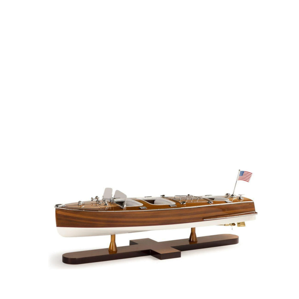 Authentic Models Triple Cockpit Boat Model