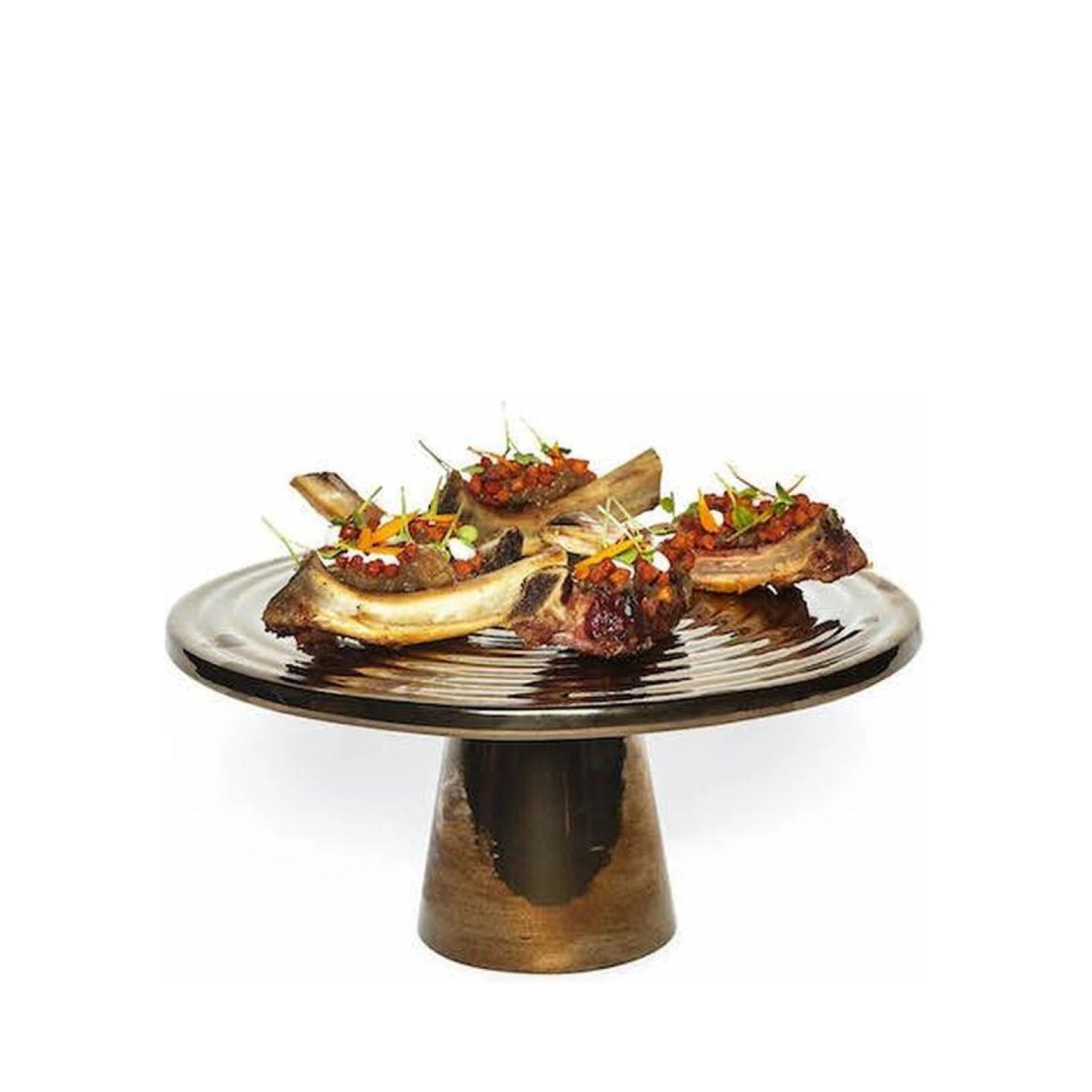 Dutchdeluxes cake stand Ø 25 cm, platinum