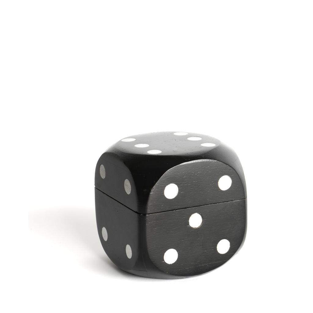 Authentic Models Cube Box Throw The Dice, Black
