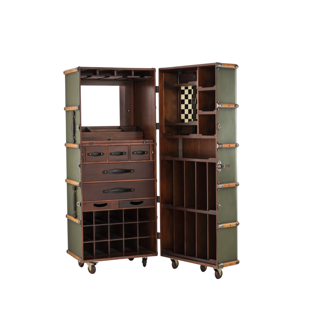 Authentic Models Stateroom Cabinet Case, Field Green