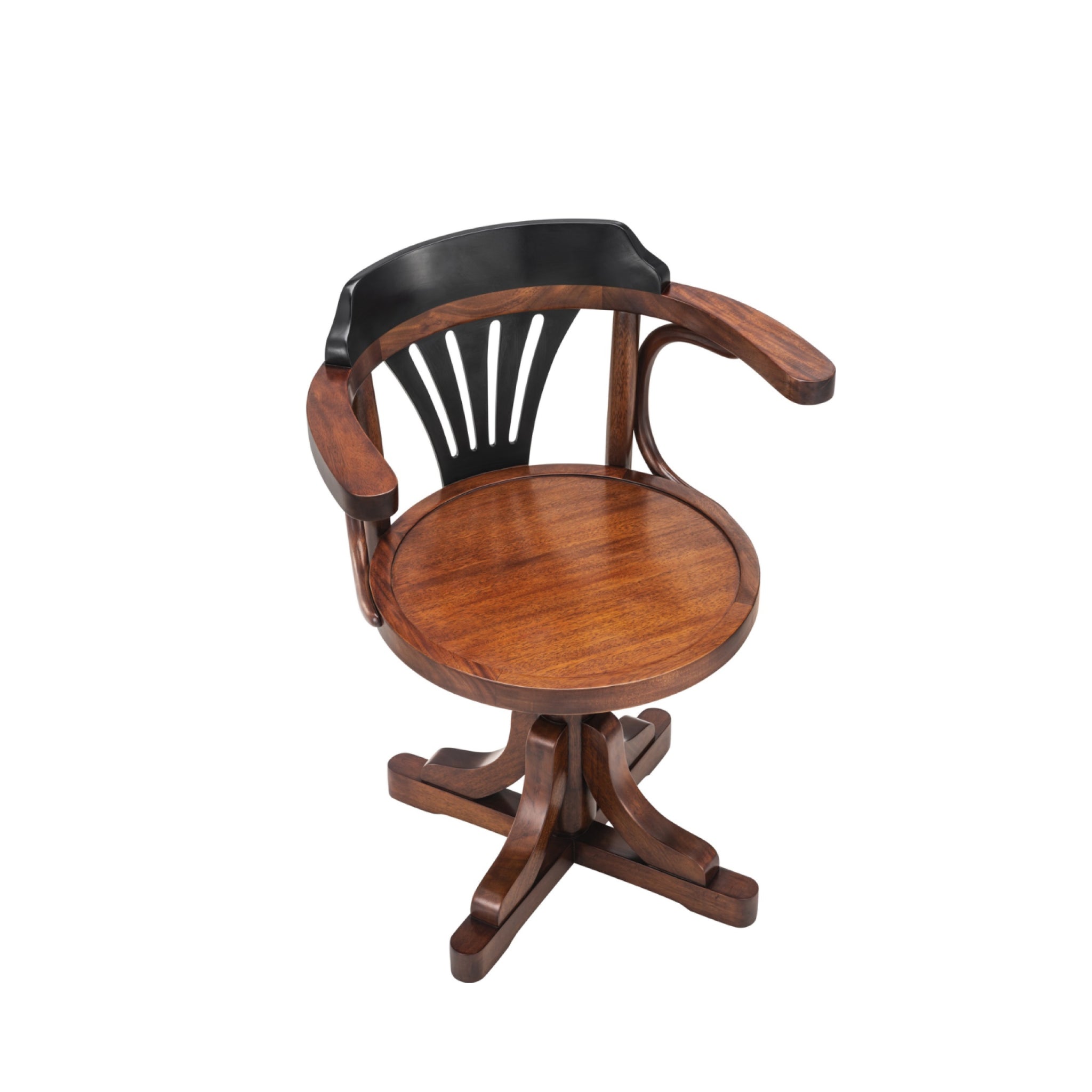 Authentic Models Executive Chair, Black & Honey