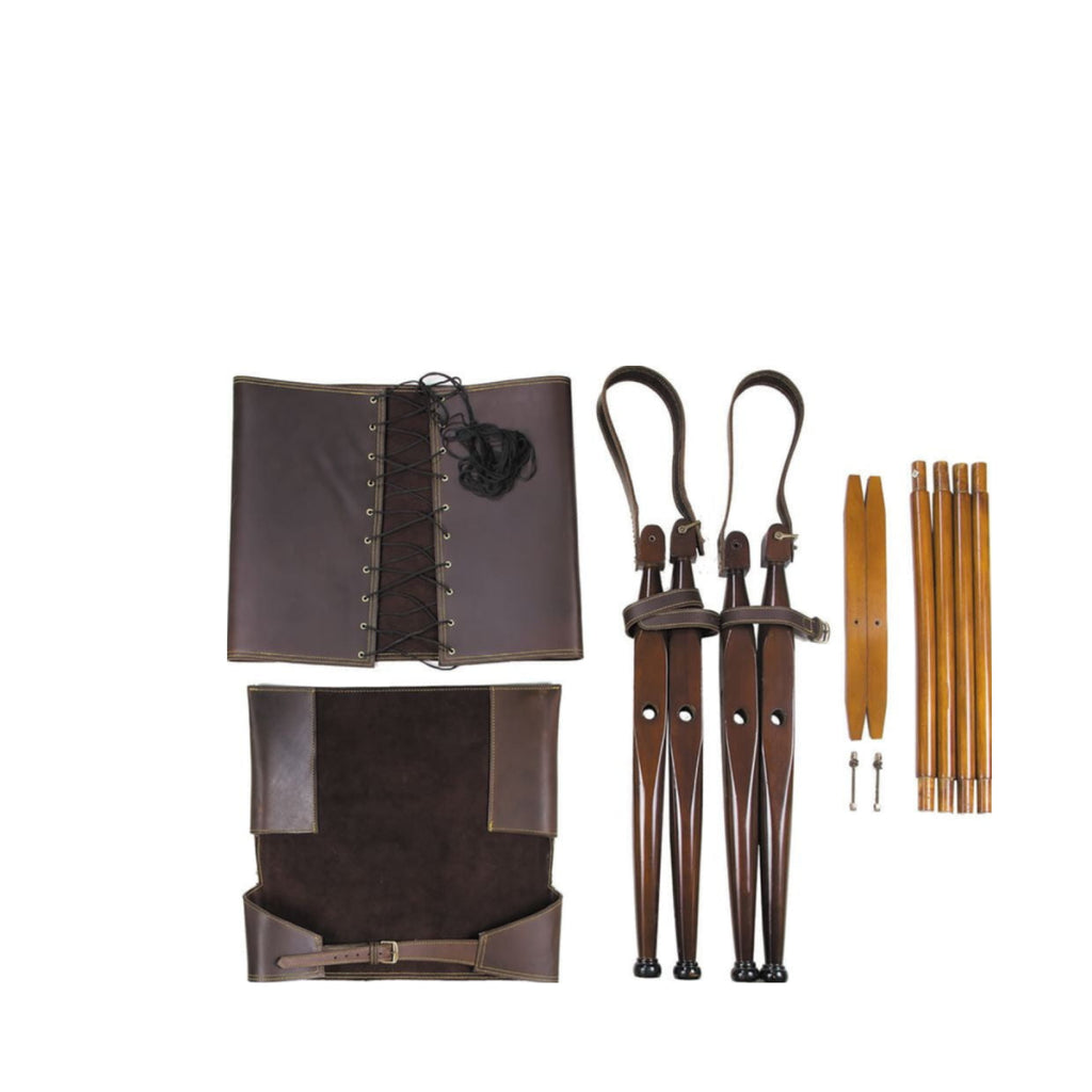 Authentic Models Safari Chair With Leather Seat