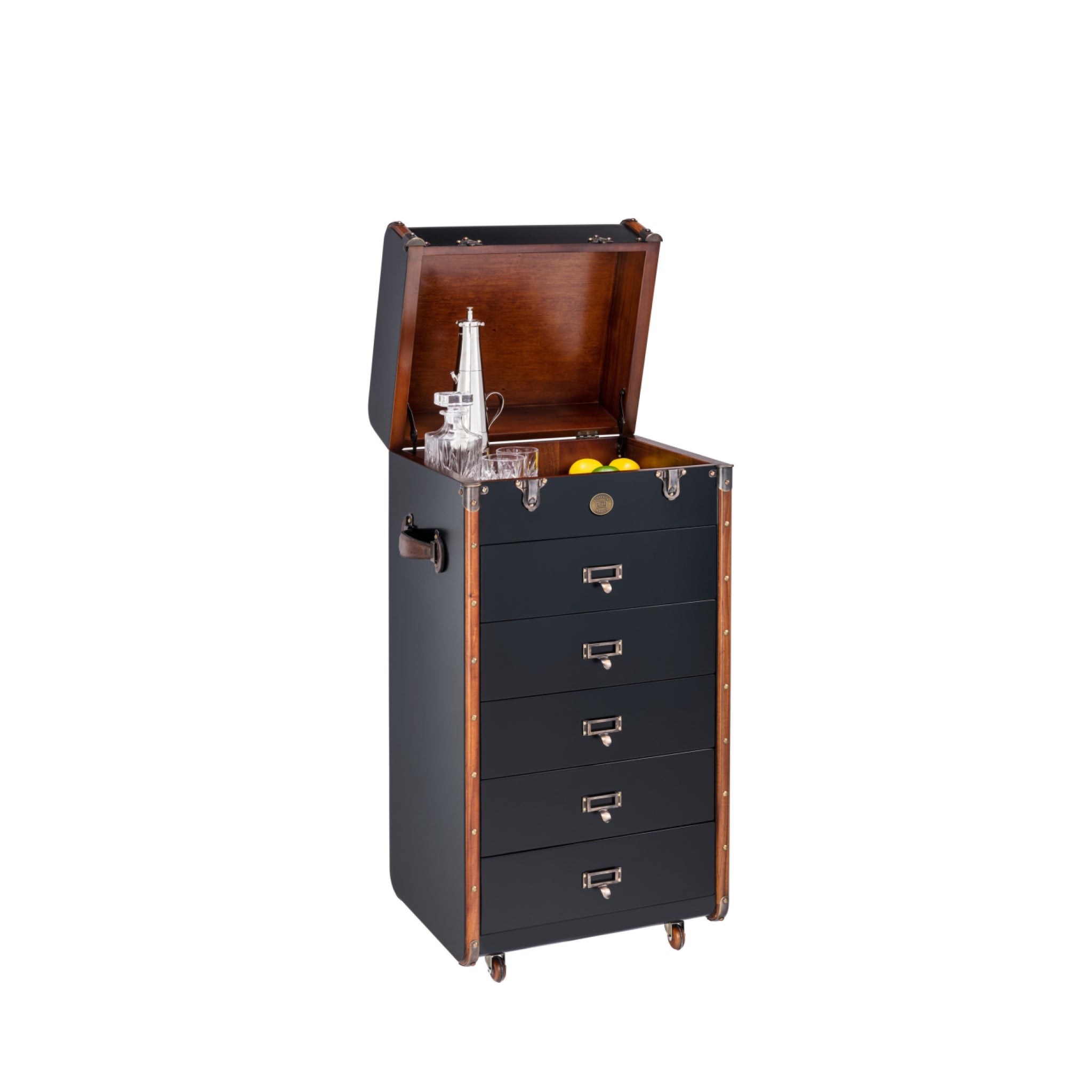 Authentic Models Stateroom Drawers Black, Large