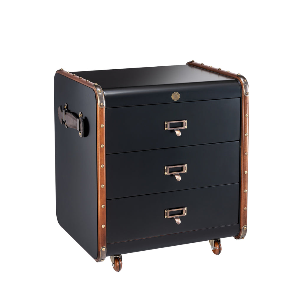 Authentic Models Stateroom Drawers Black, Small