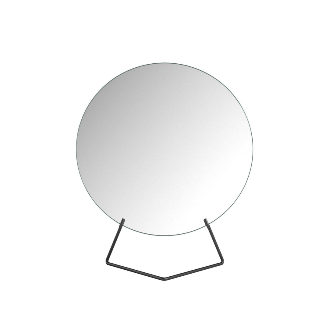 Sleek Moebe Standing Mirror Ø20 cm in Black - Minimalist Design