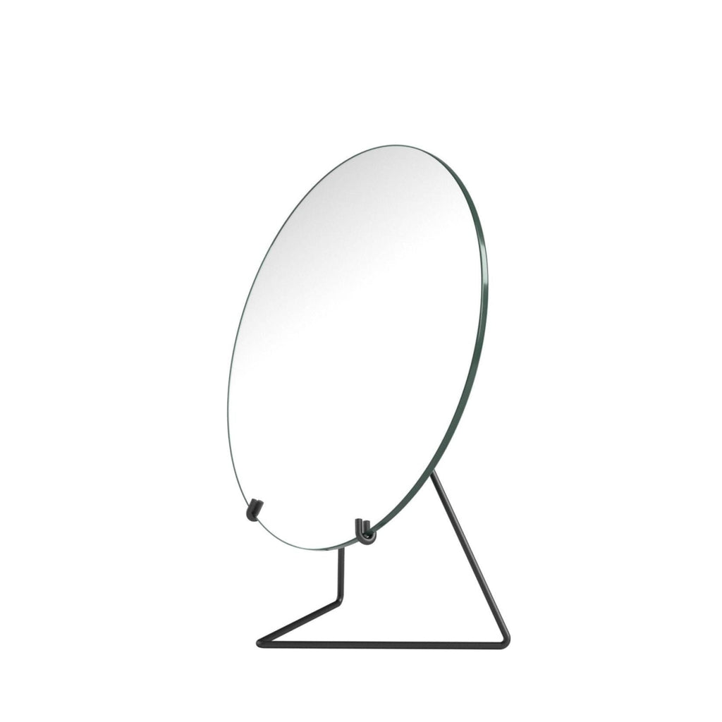 Sleek Moebe Standing Mirror Ø20 cm in Black - Minimalist Design