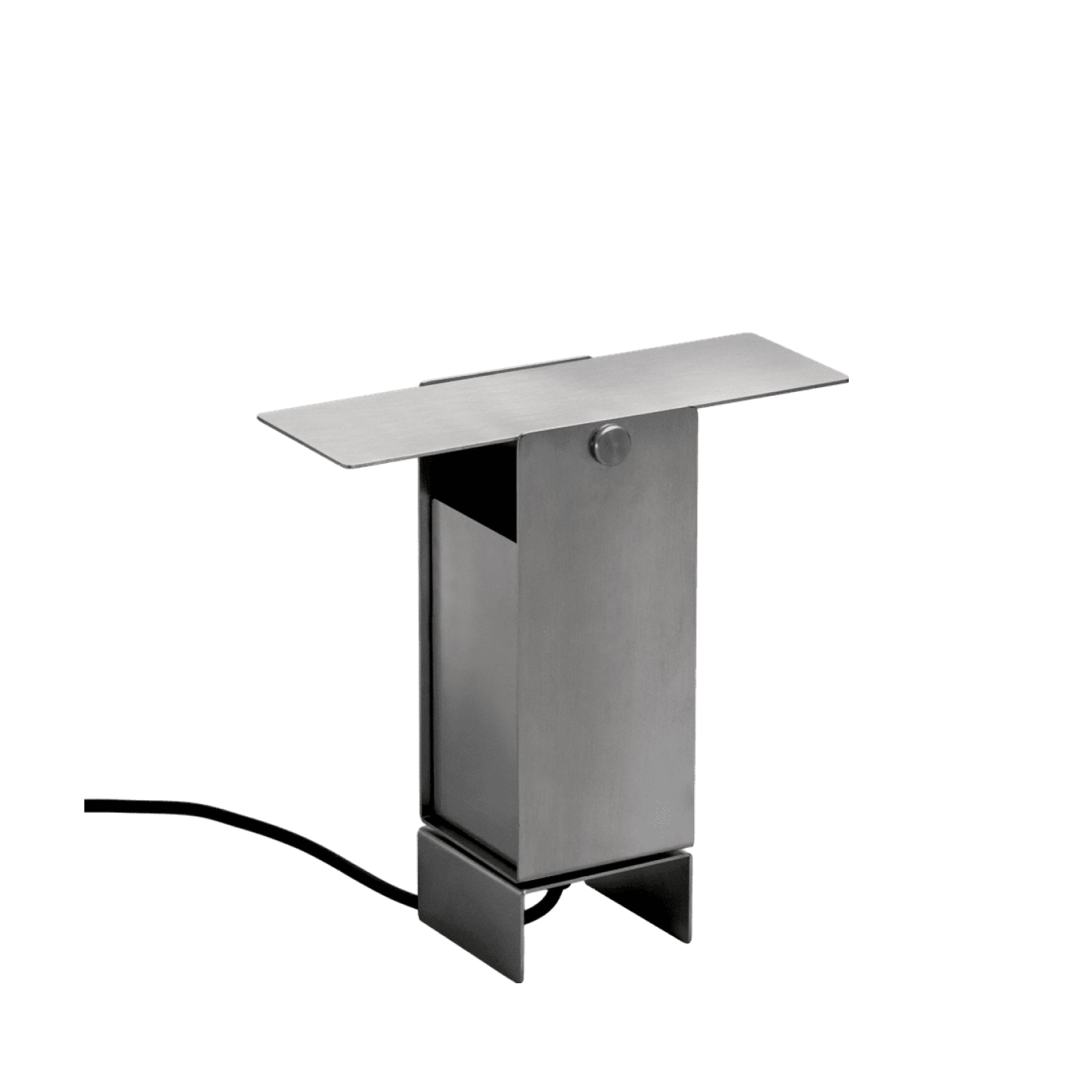 Illuminate Your Space with MOEBE's Stainless Steel Pivoting Table Lamp