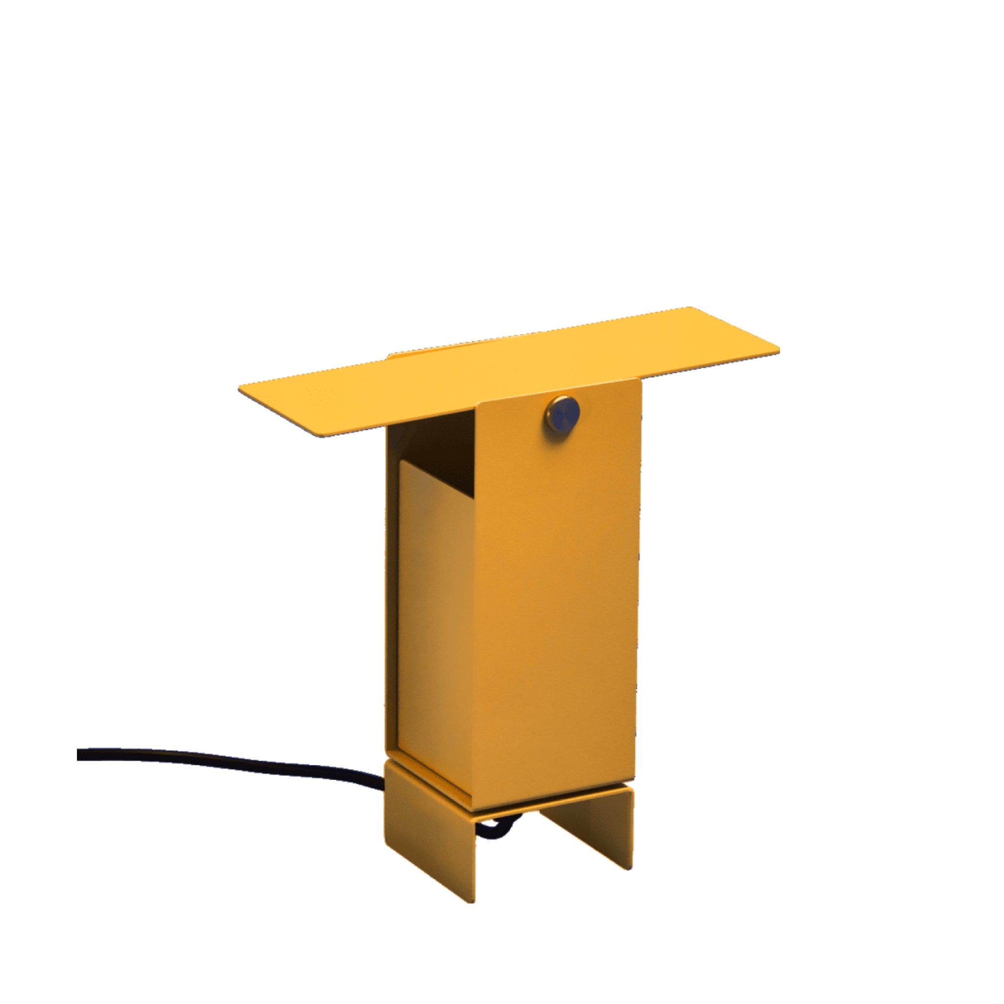 Illuminate Your Space: MOEBE Yellow Pivoting Table Lamp - Danish Design