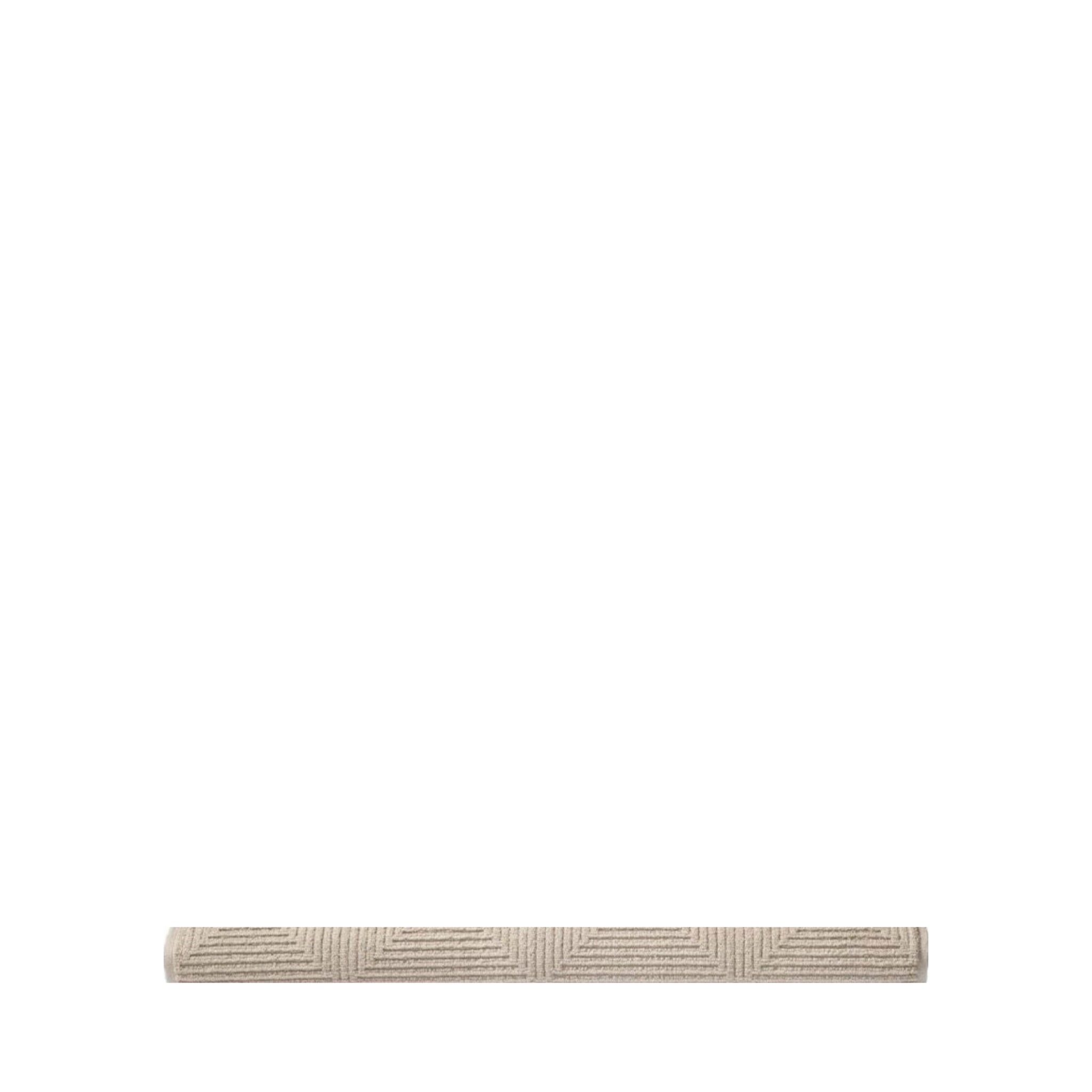 FDB Møbler Kirkeby Beige Bath Mat - 100% Organic Cotton, Eco-Friendly Design
