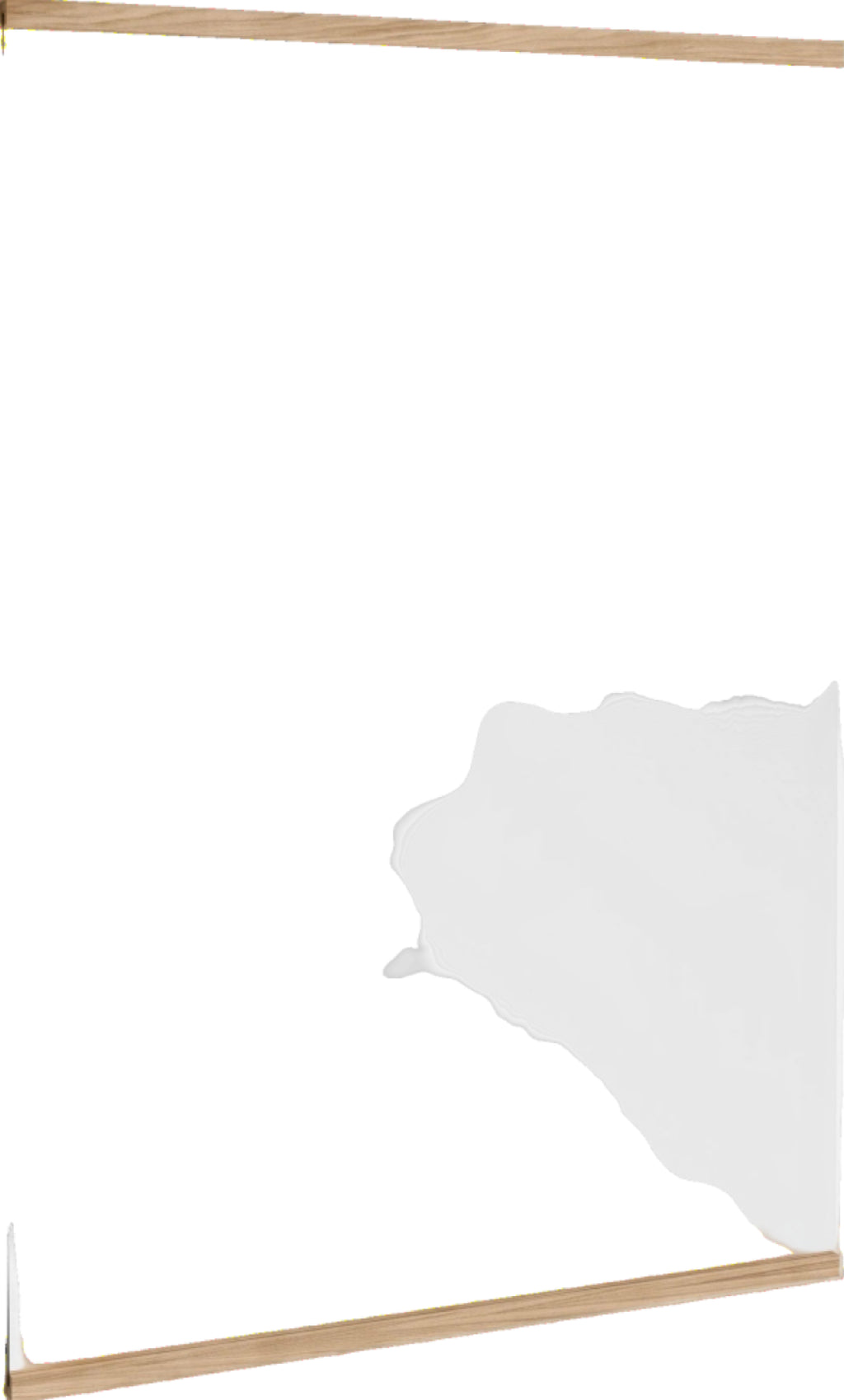 Moebe Rectangular Oak Wall Mirror 101.8x70 cm - Minimalist Nordic Design