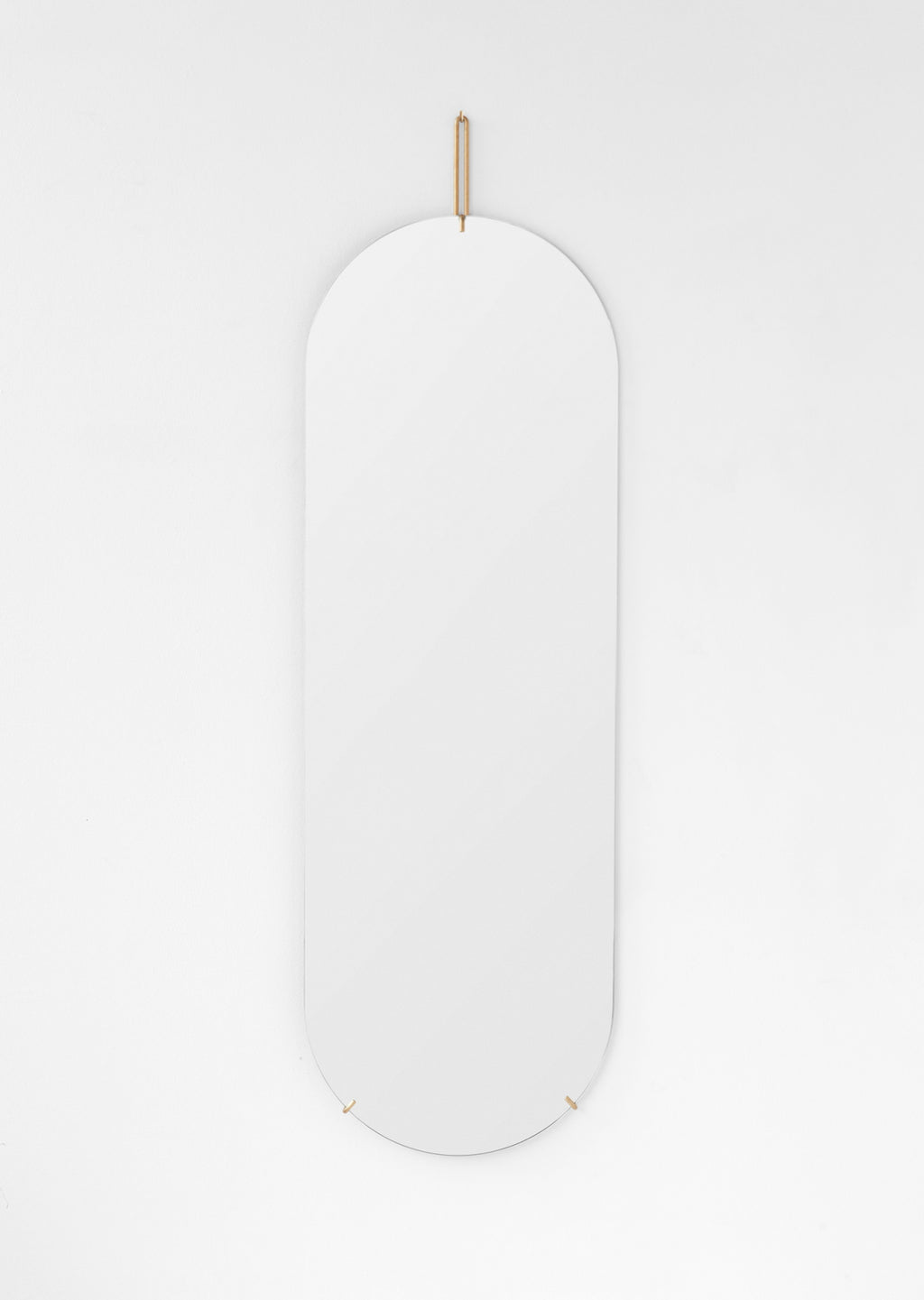 Elegant Moebe Wall Mirror 133 cm in Brass - Minimalist Design & Style