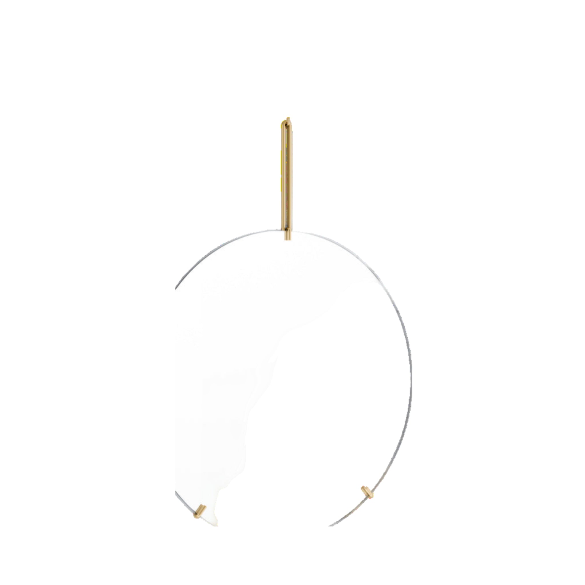 Elegant Moebe Wall Mirror Ø70 cm in Brass - Minimalist Design Decor