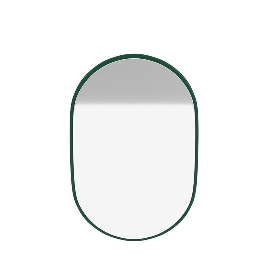 Montana Look Oval Mirror, Pine Green