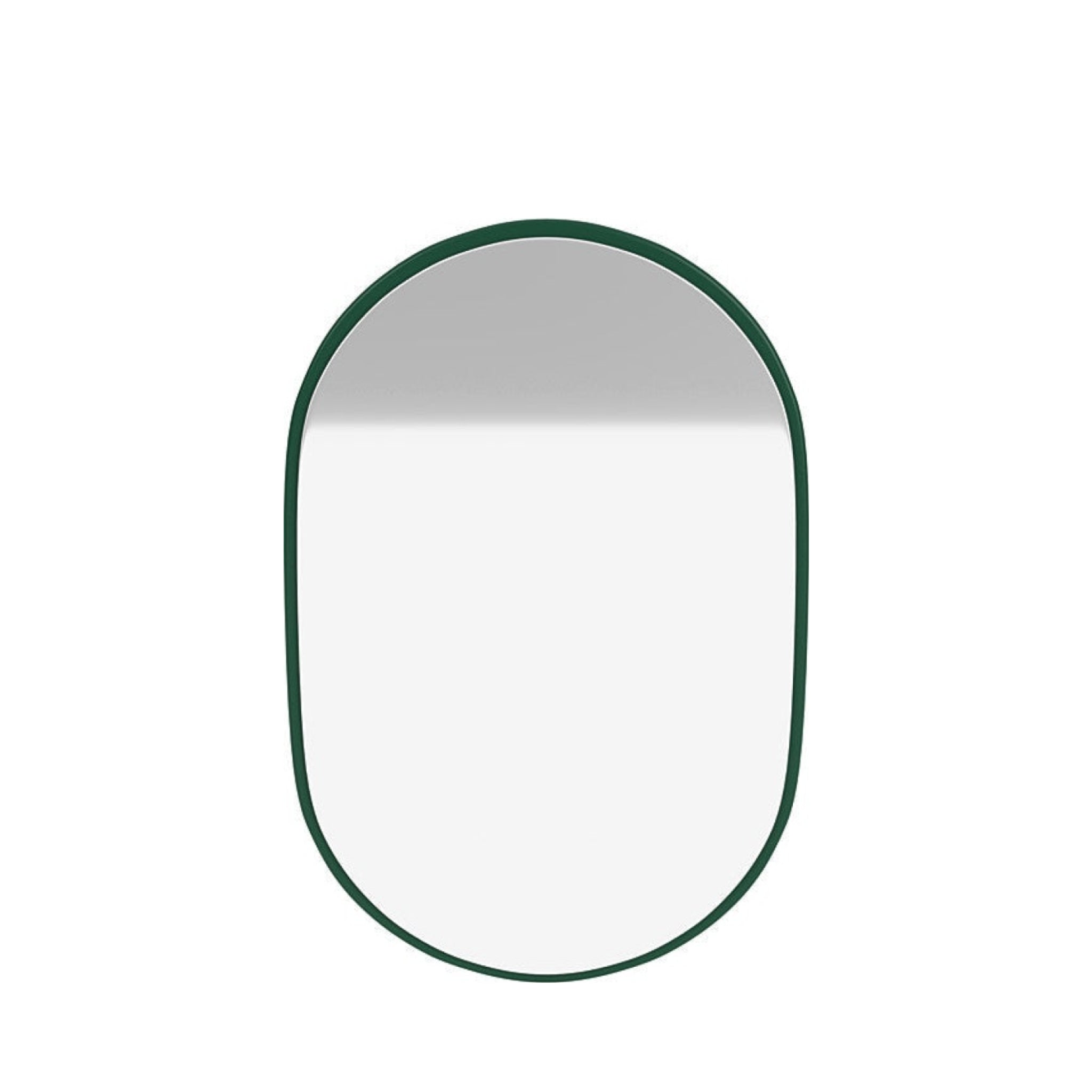 Montana Look Oval Mirror, Pine Green