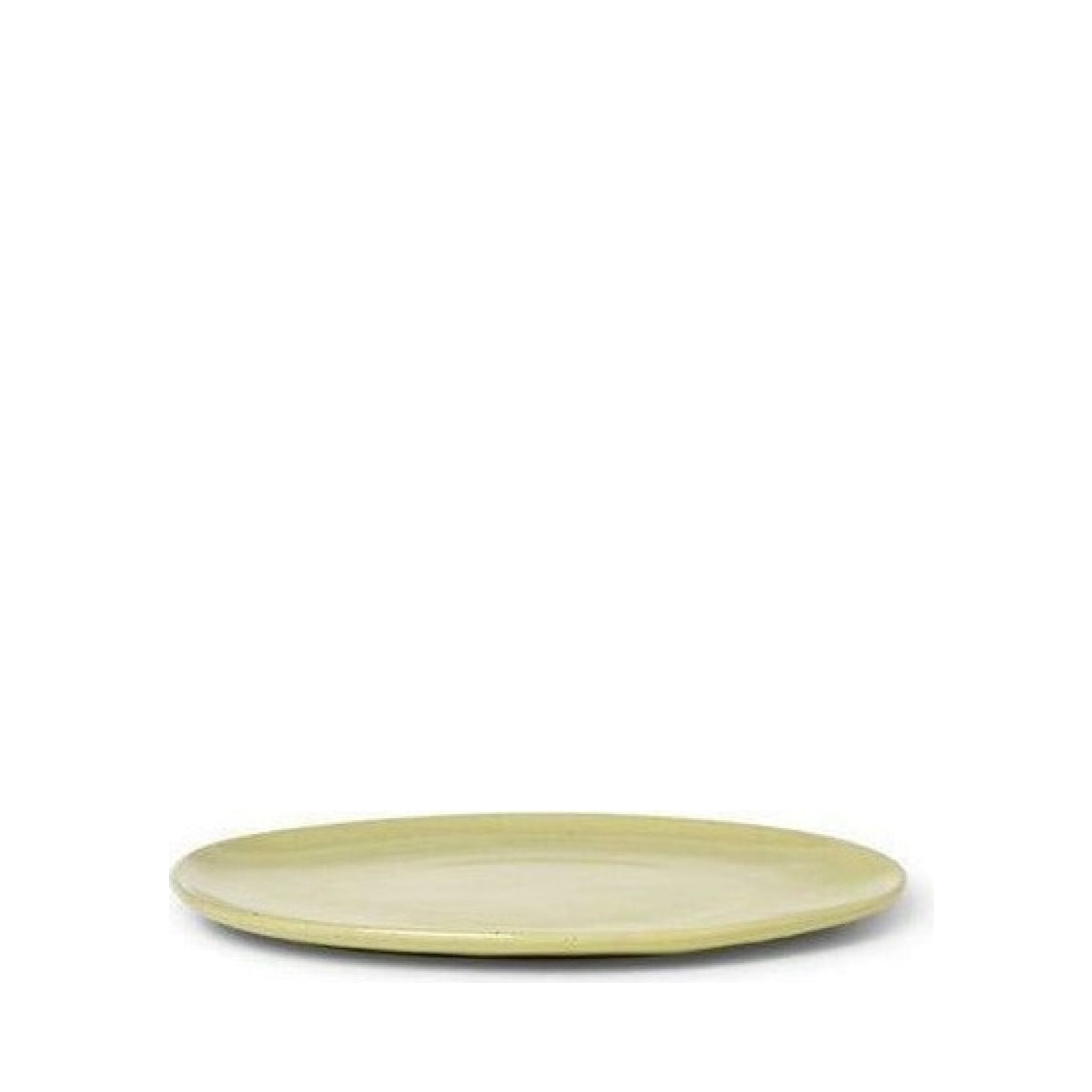 Ferm Living Flow Plate øx H 27x1.5, Yellow