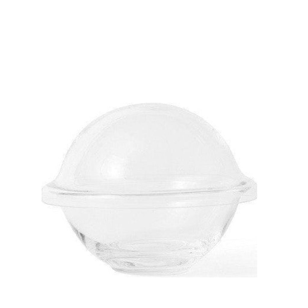 Lyngby Rhombe Chapeau Bowl With Lid, Clear, Small