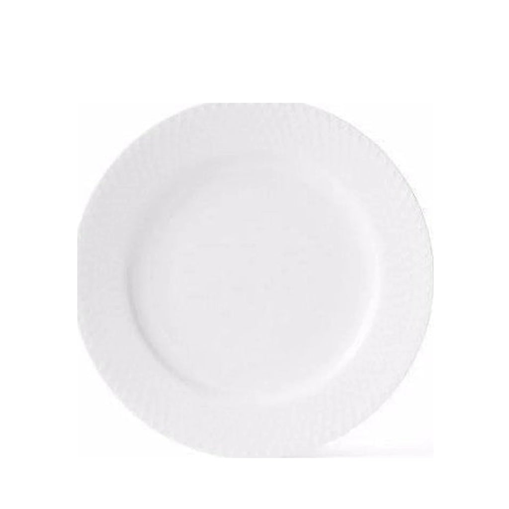 Lyngby Rhombe plate white, 21cm