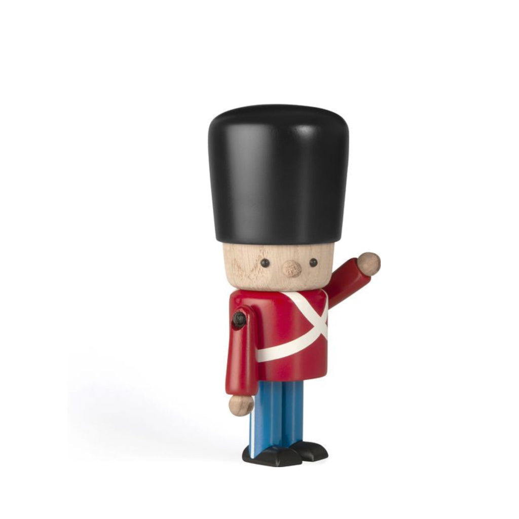 Novoform Design Danish Royal Guard Decorative Figure, Red Uniform