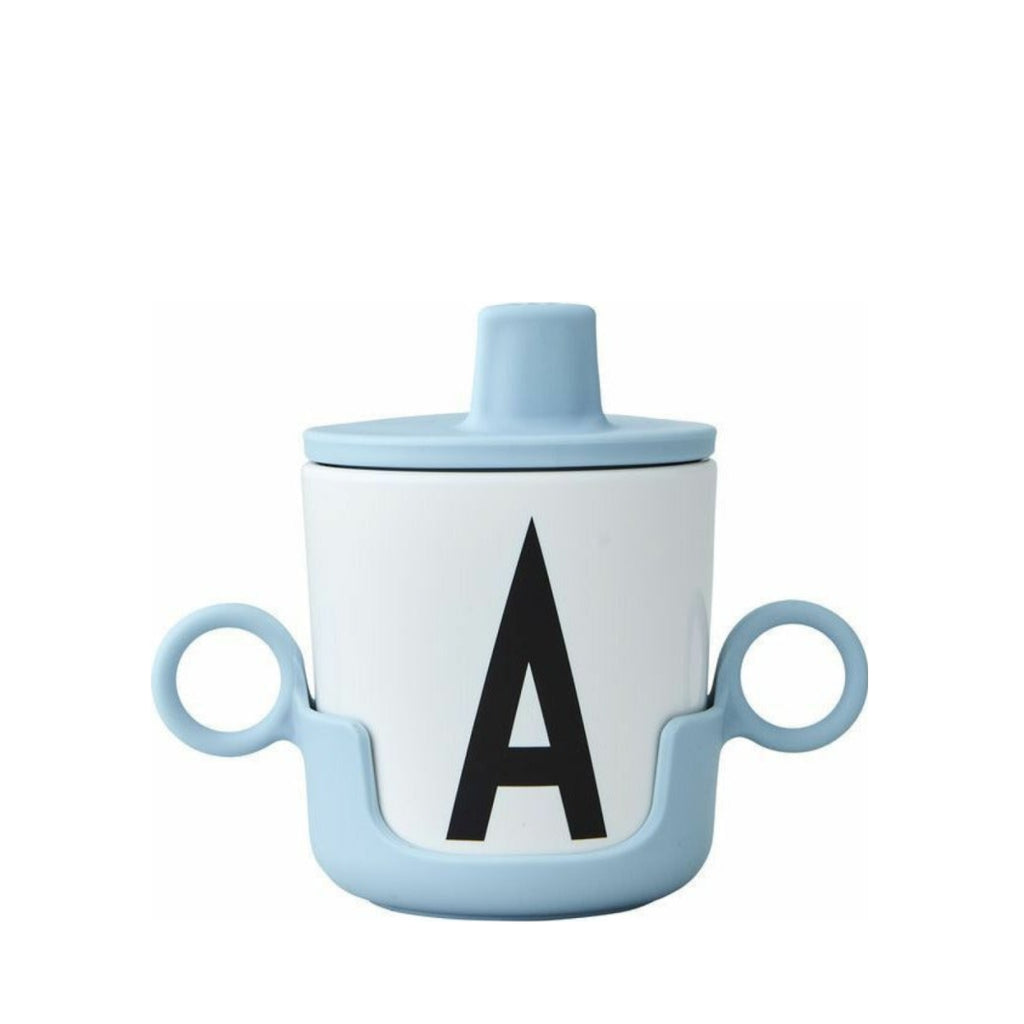 Design Letters Cup Handle for Melamine Cup, Light Blue