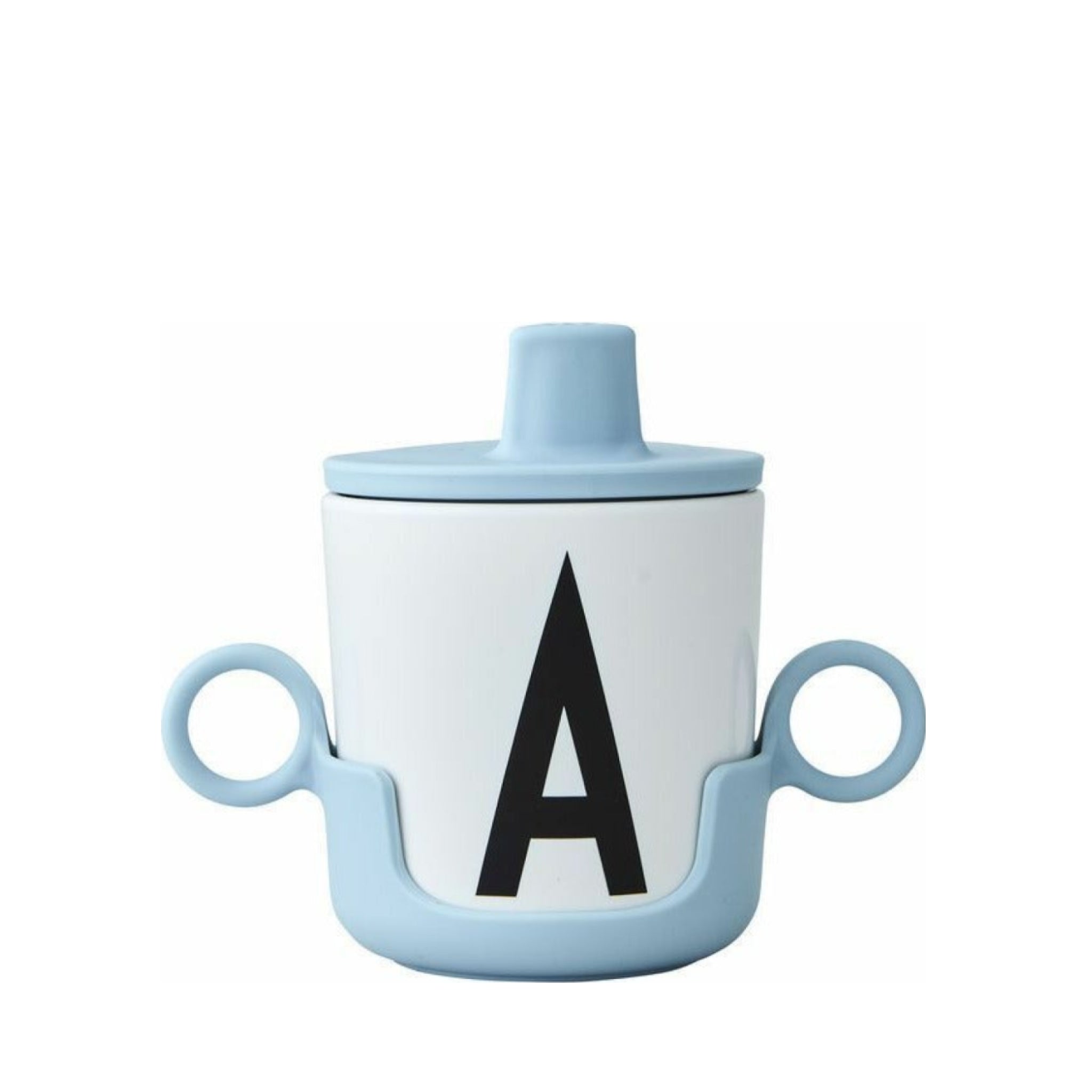 Design Letters Cup Handle for Melamine Cup, Light Blue
