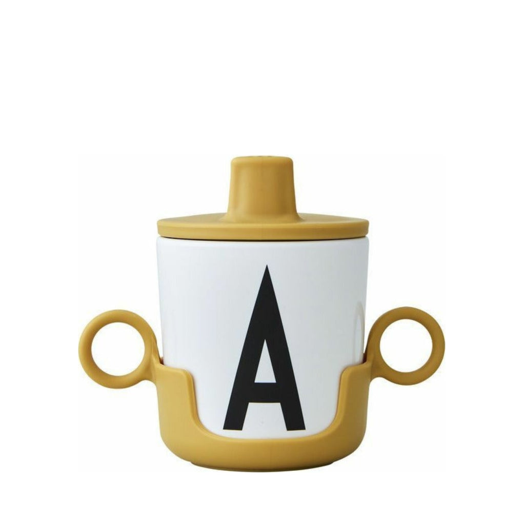 Design Letters Cup Handle for Melamine Cup, Mustard