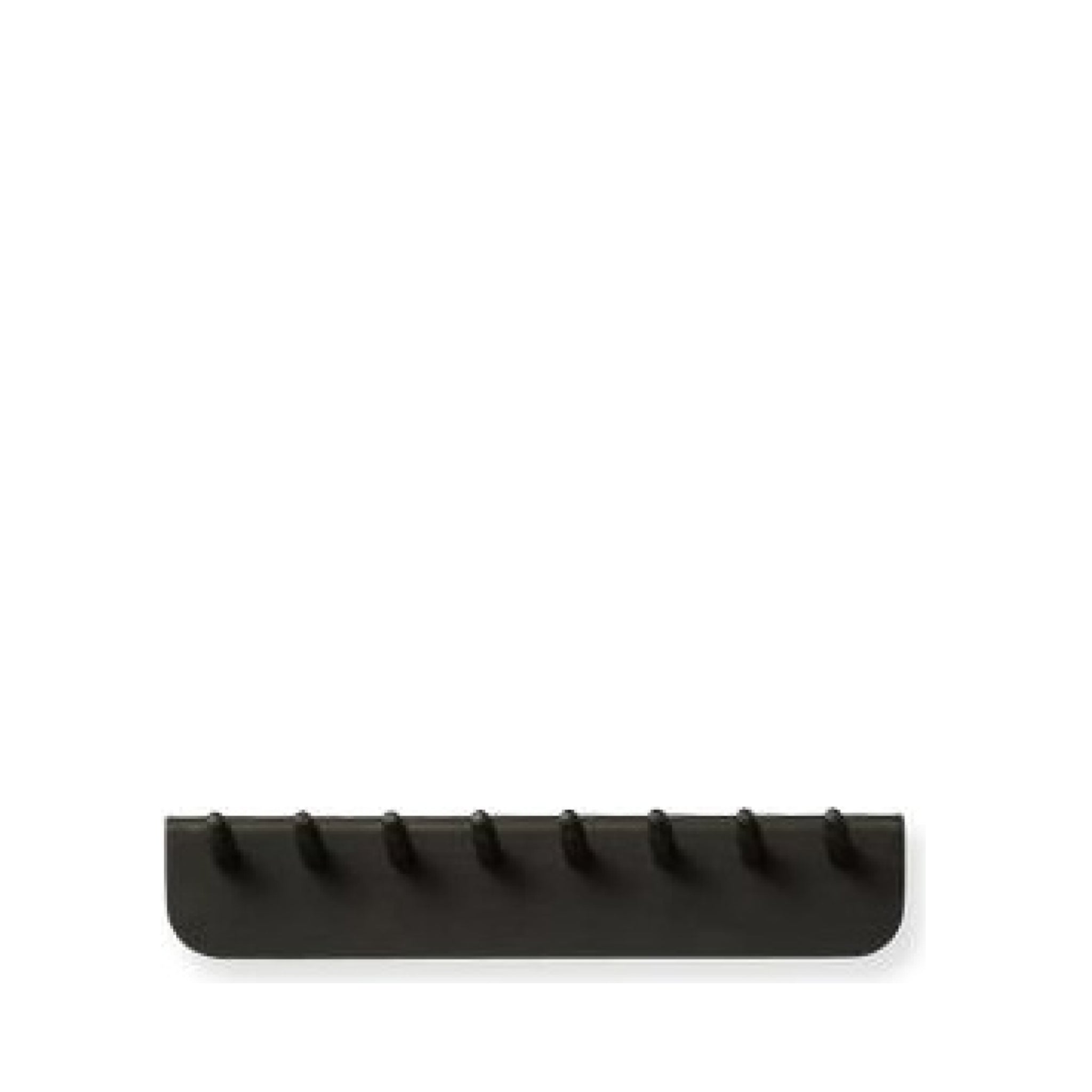 Form & Refine Echo Coat Rack 88 cm — Black Stained Oak, 18 Hooks