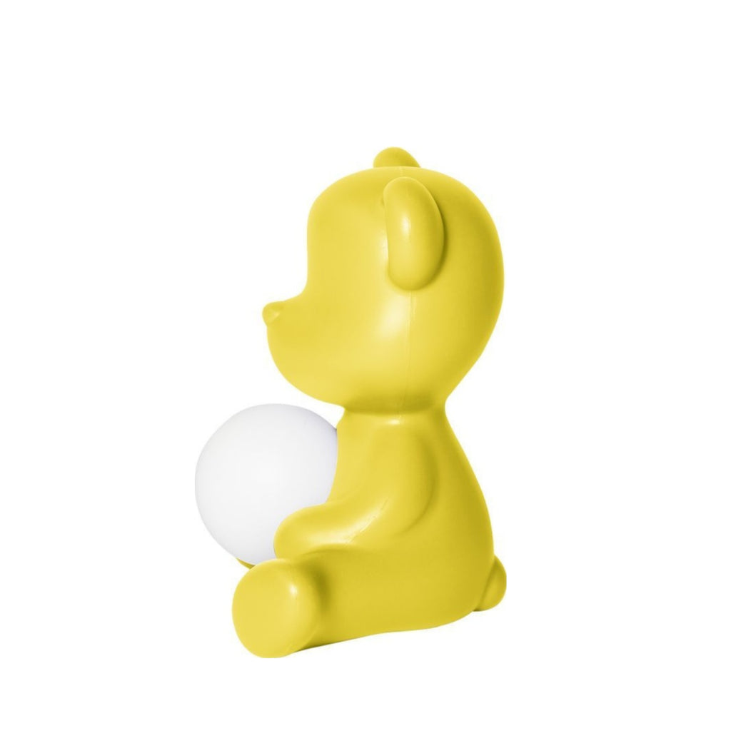 Qeeboo Teddy Girl LED Table Lamp - Rechargeable Yellow Bear Design