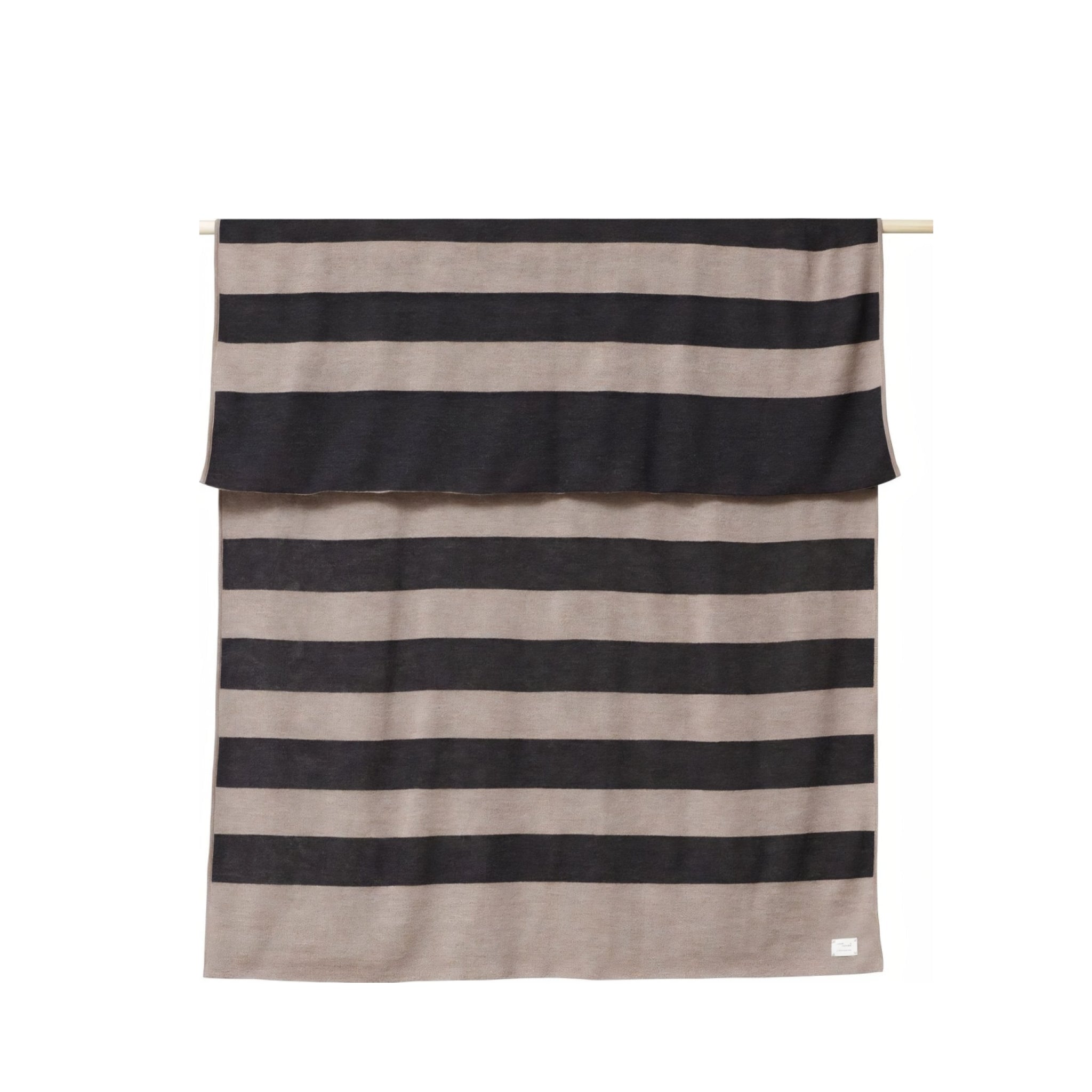 Form & Refine Aymara 190x130 cm Luxury 100% Alpaca Throw – Dark Grey