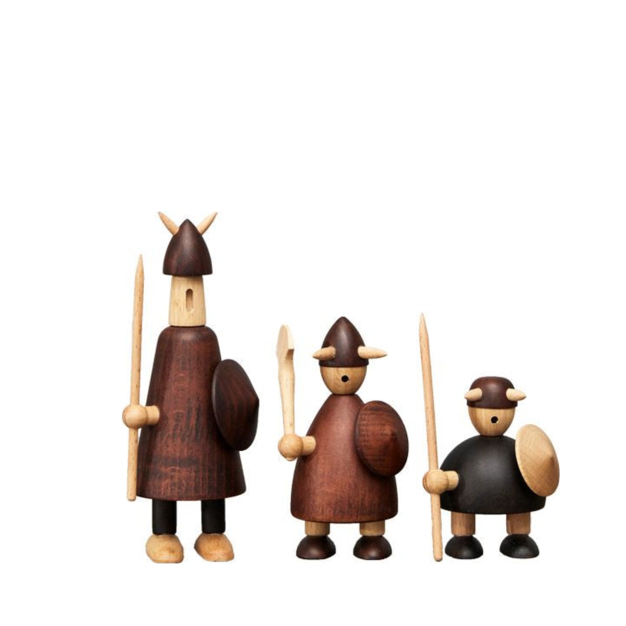 Andersen Furniture The Vikings Of Denmark Wooden Figure, Large