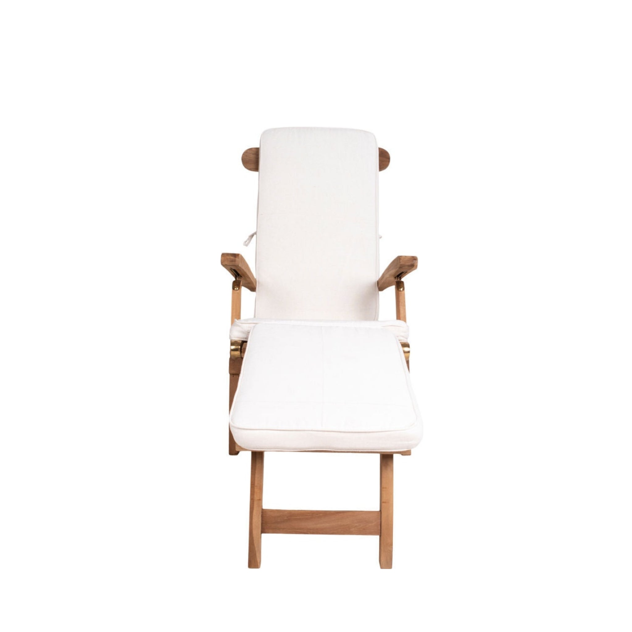 House Nordic Arrecife White Cotton Cushion for Deck Chair 197x55 cm