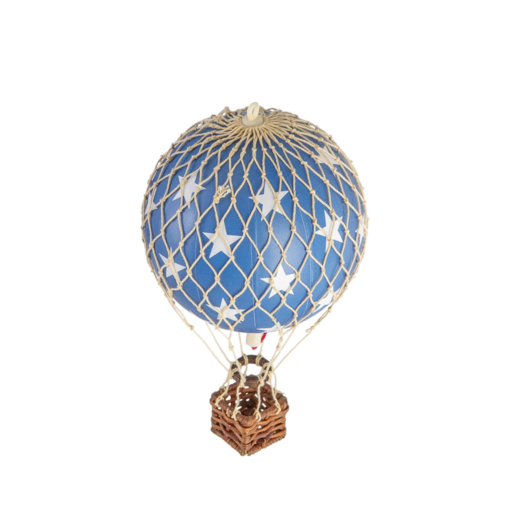 Authentic Models Floating The Skies Balloon Model, Blue Stars, Ø 8.5 Cm