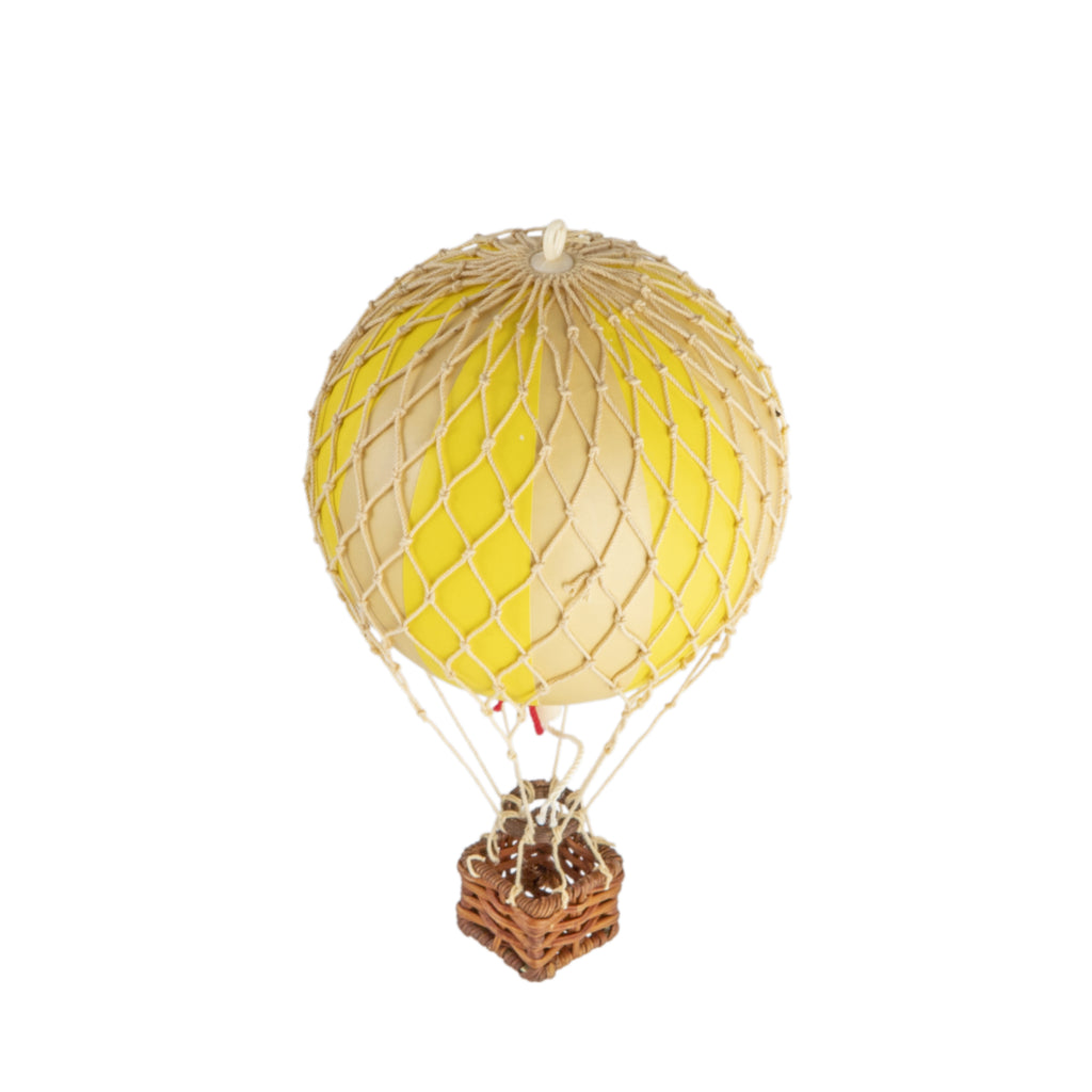 Authentic Models Floating The Skies Balloon Model, Yellow Double, Ø 8.5 Cm